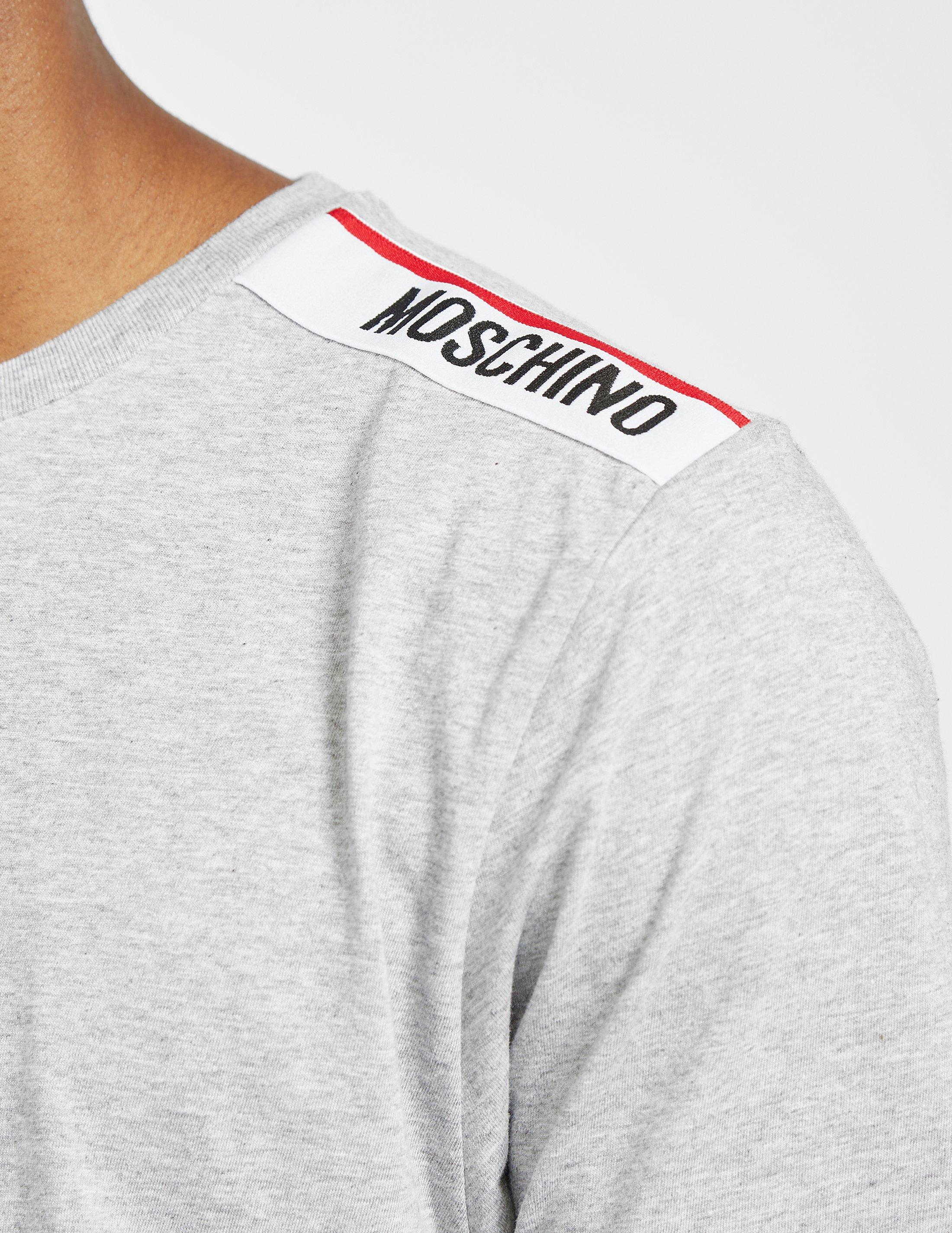 moschino tape logo t shirt