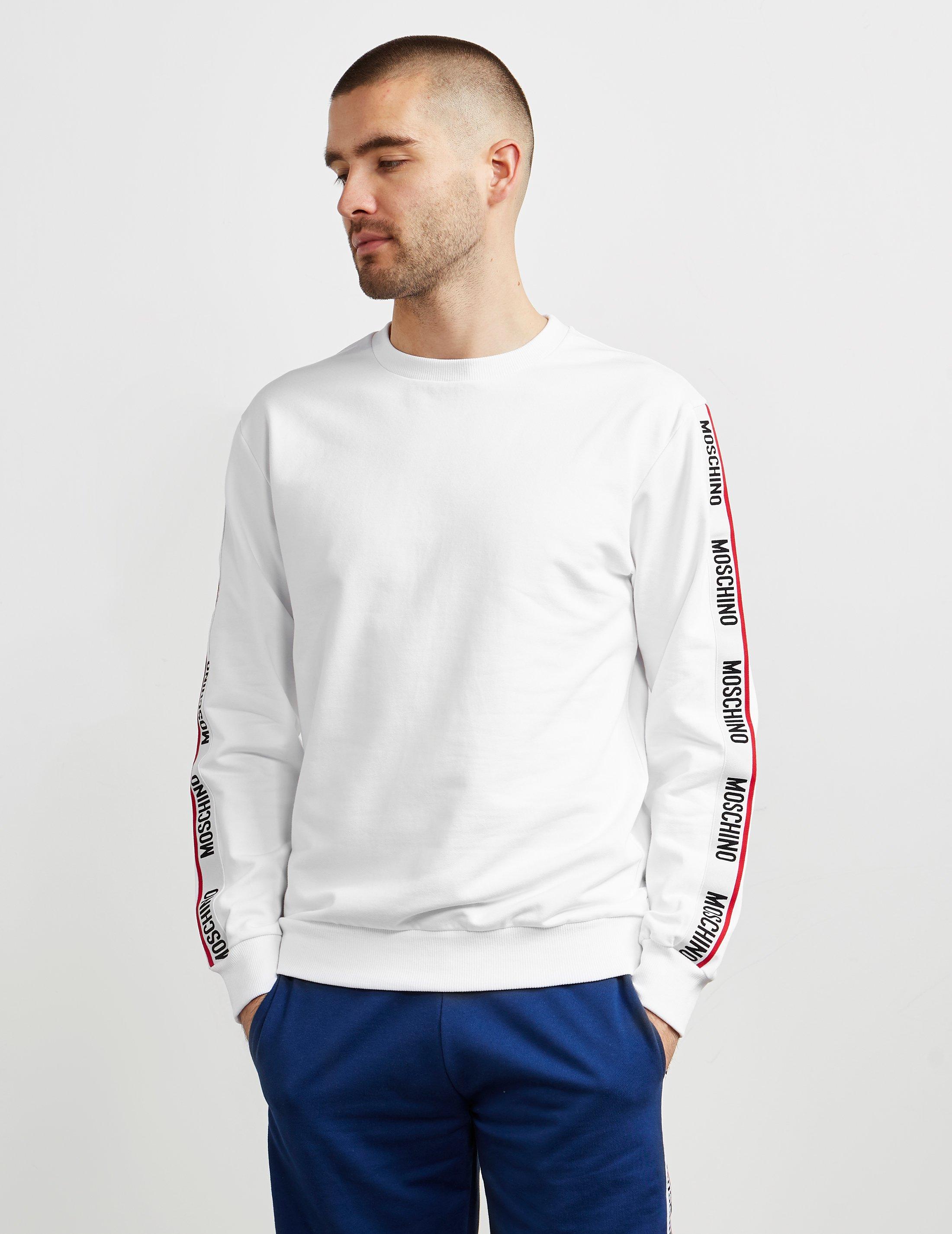 moschino crew neck sweatshirt
