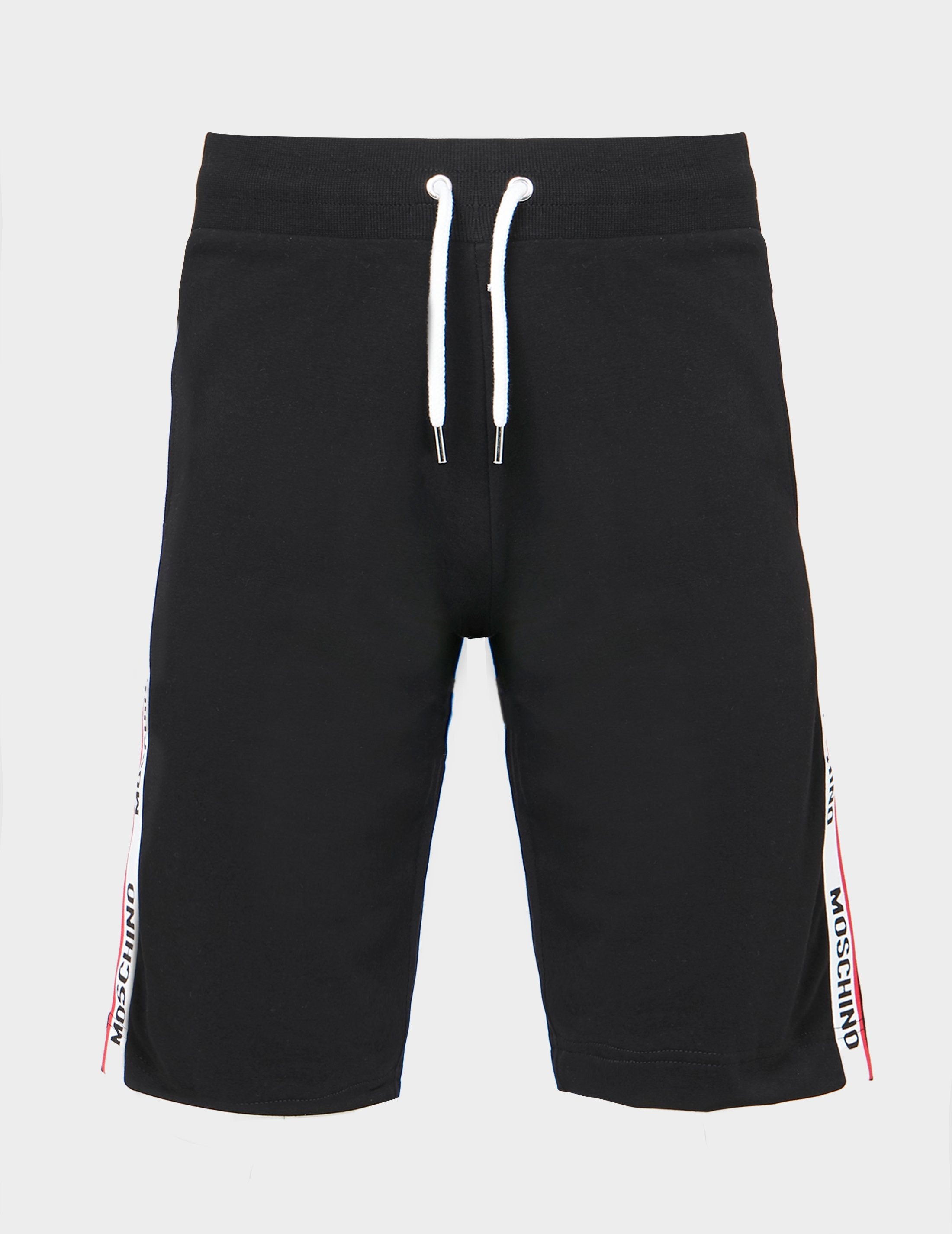Mens Clothing Shorts Casual shorts Moschino Logo-print Detail Shorts in Black for Men 