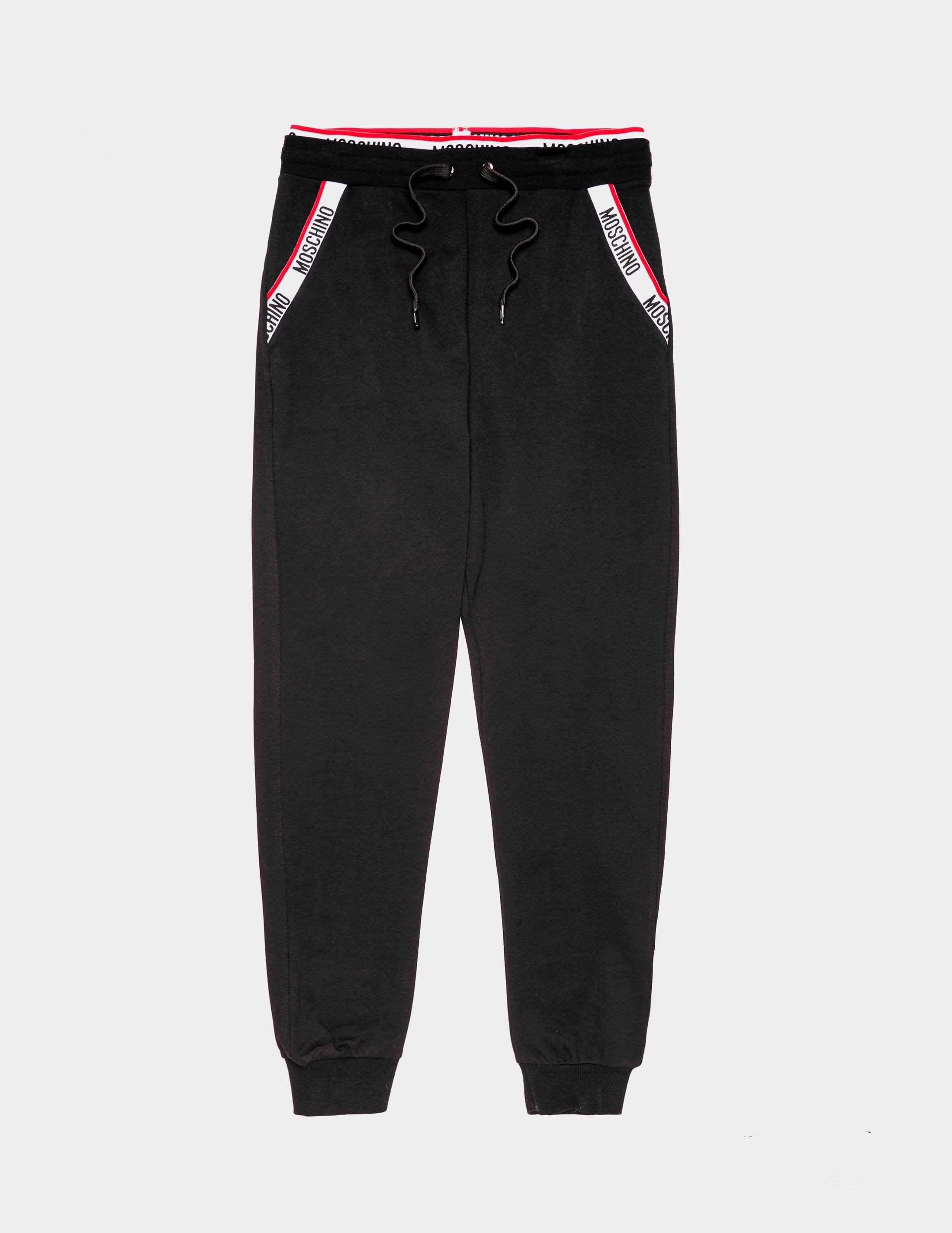 moschino tape track pants