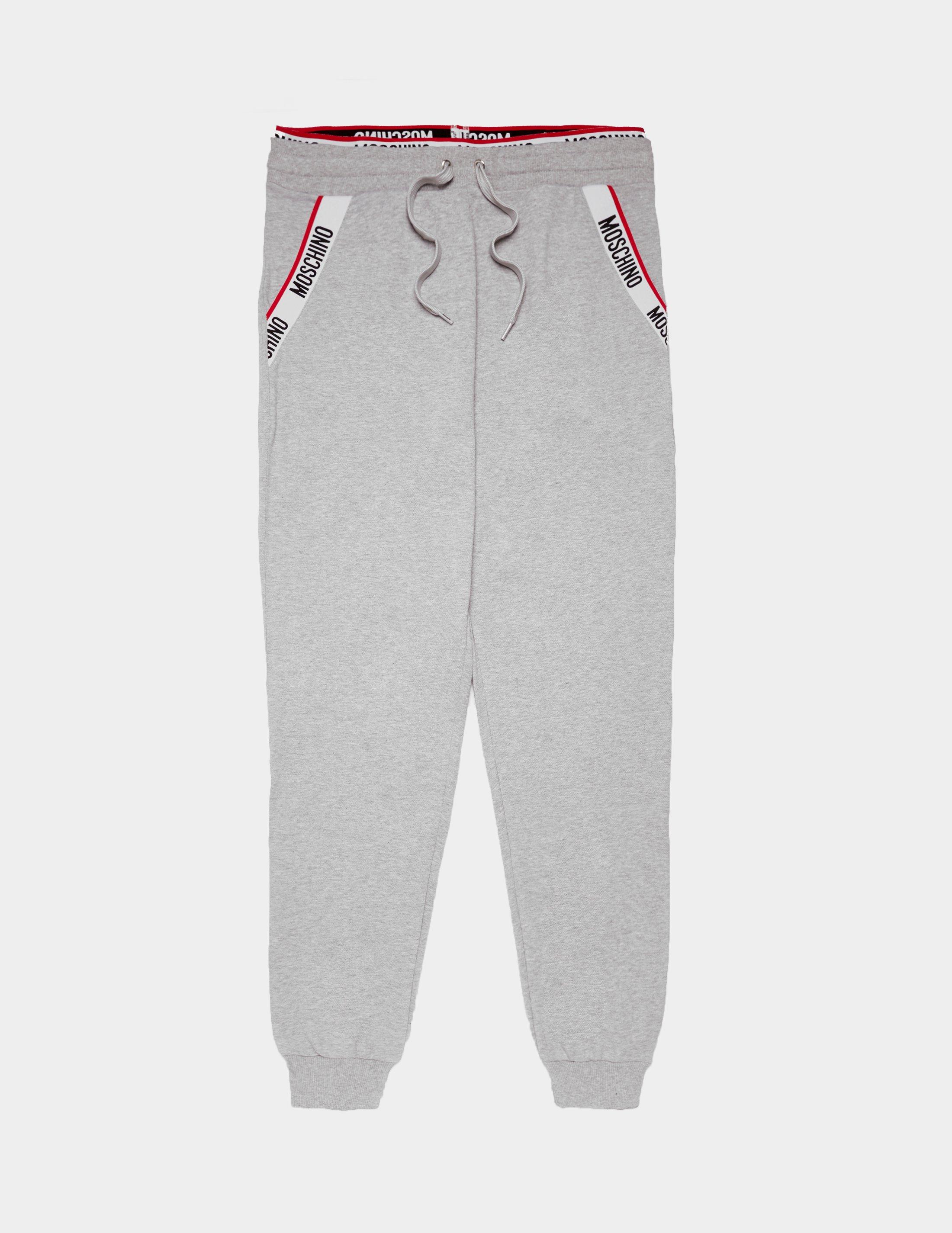 moschino tape cuffed track pants