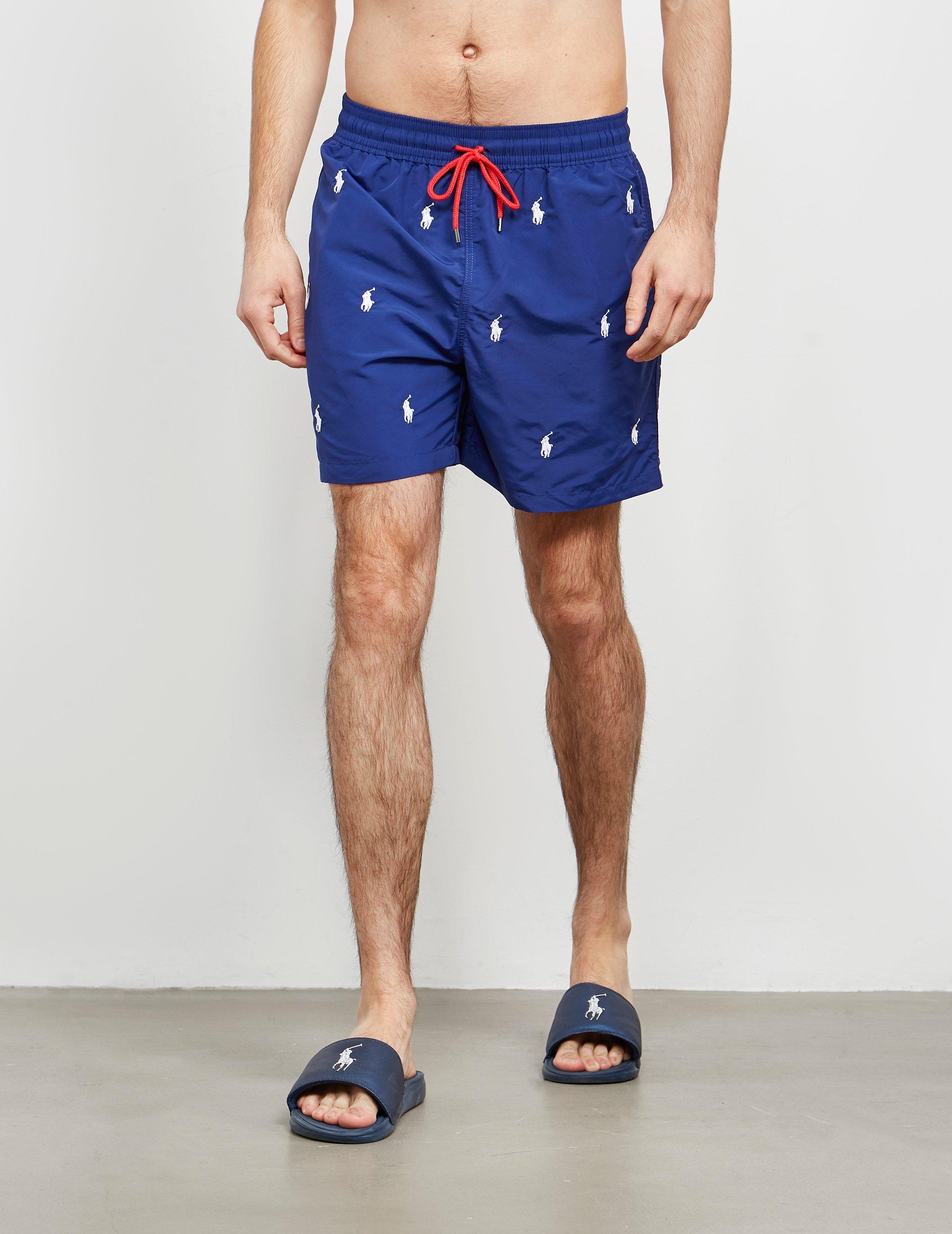 blue polo swim trunks