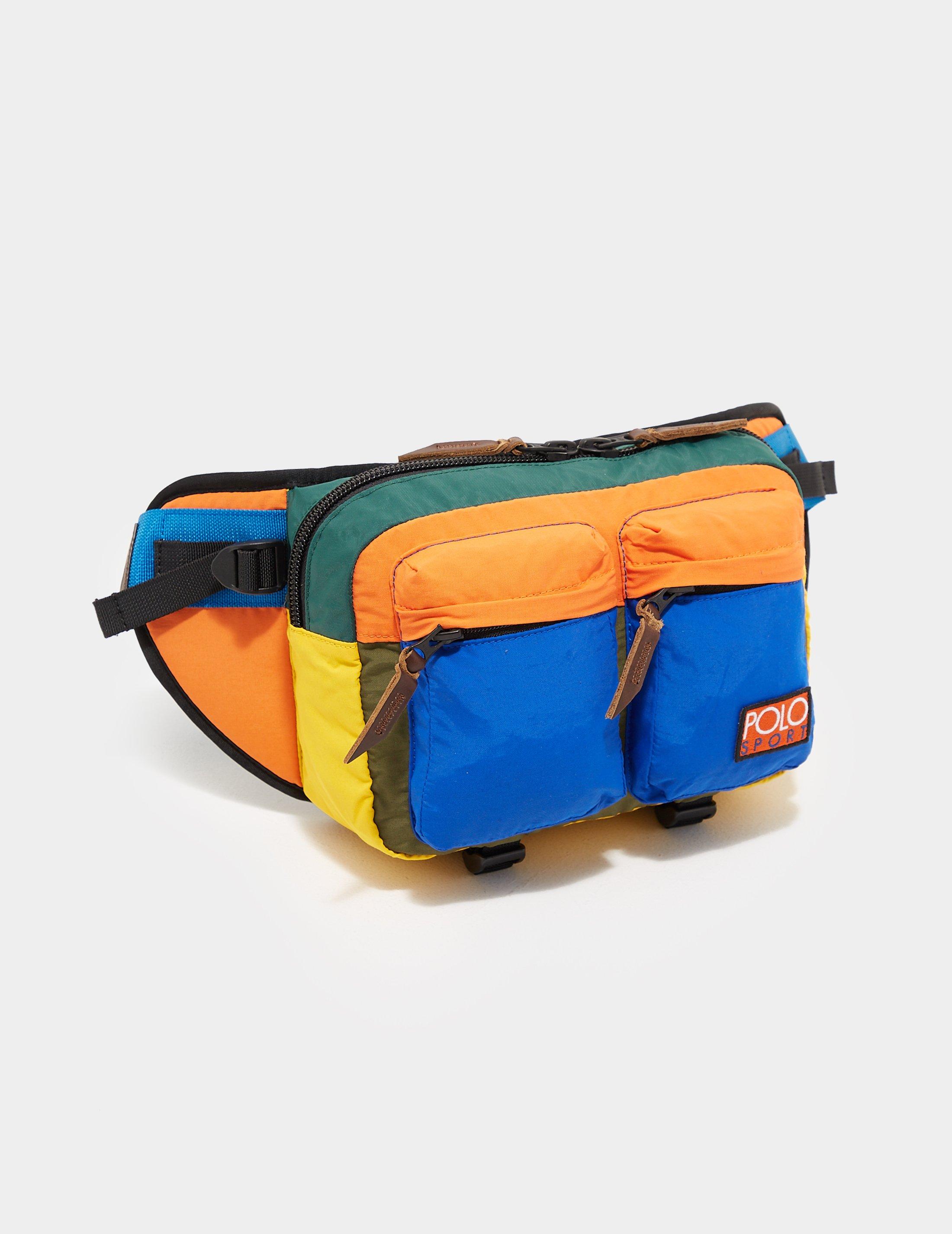 colour block bum bag