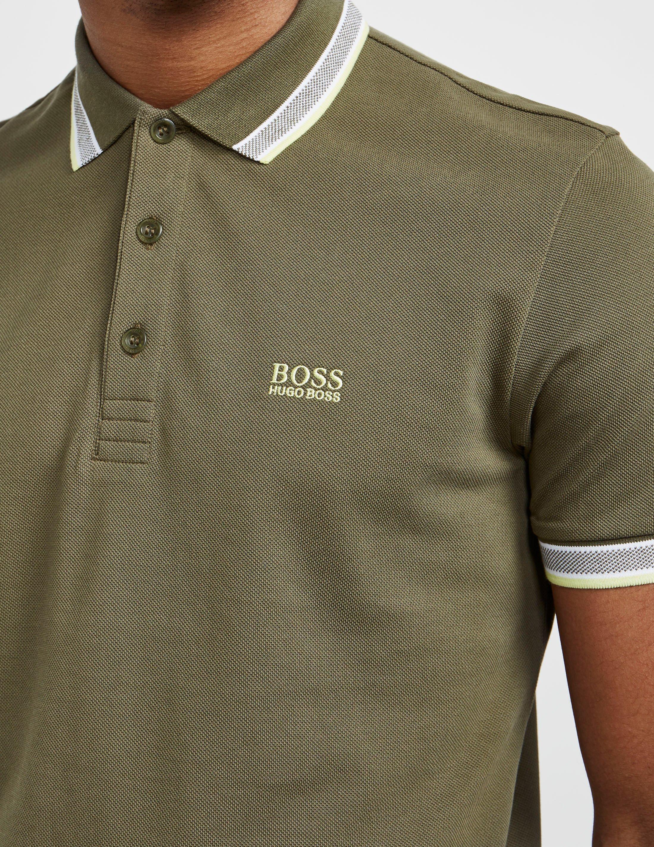 boss paddy short sleeve polo shirt