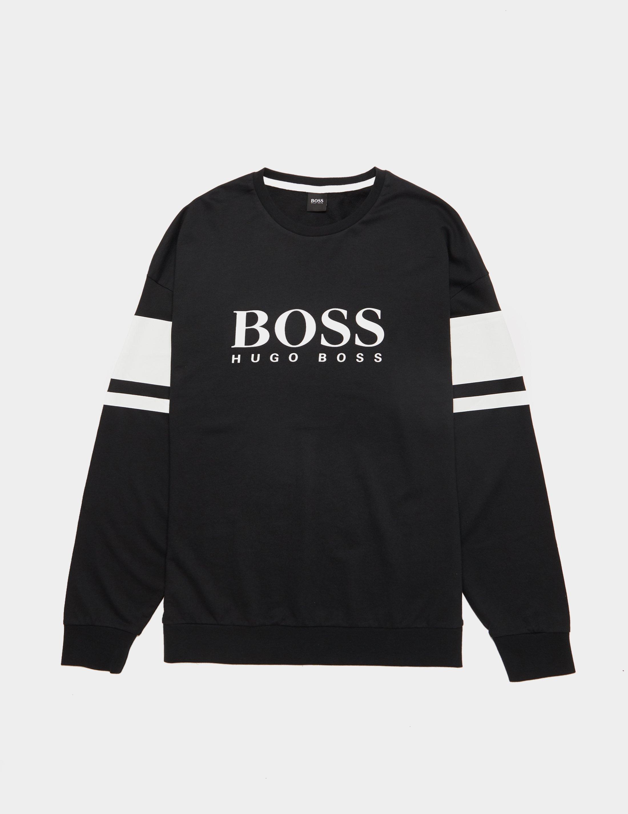 boss bodywear over the head logo sweatshirt