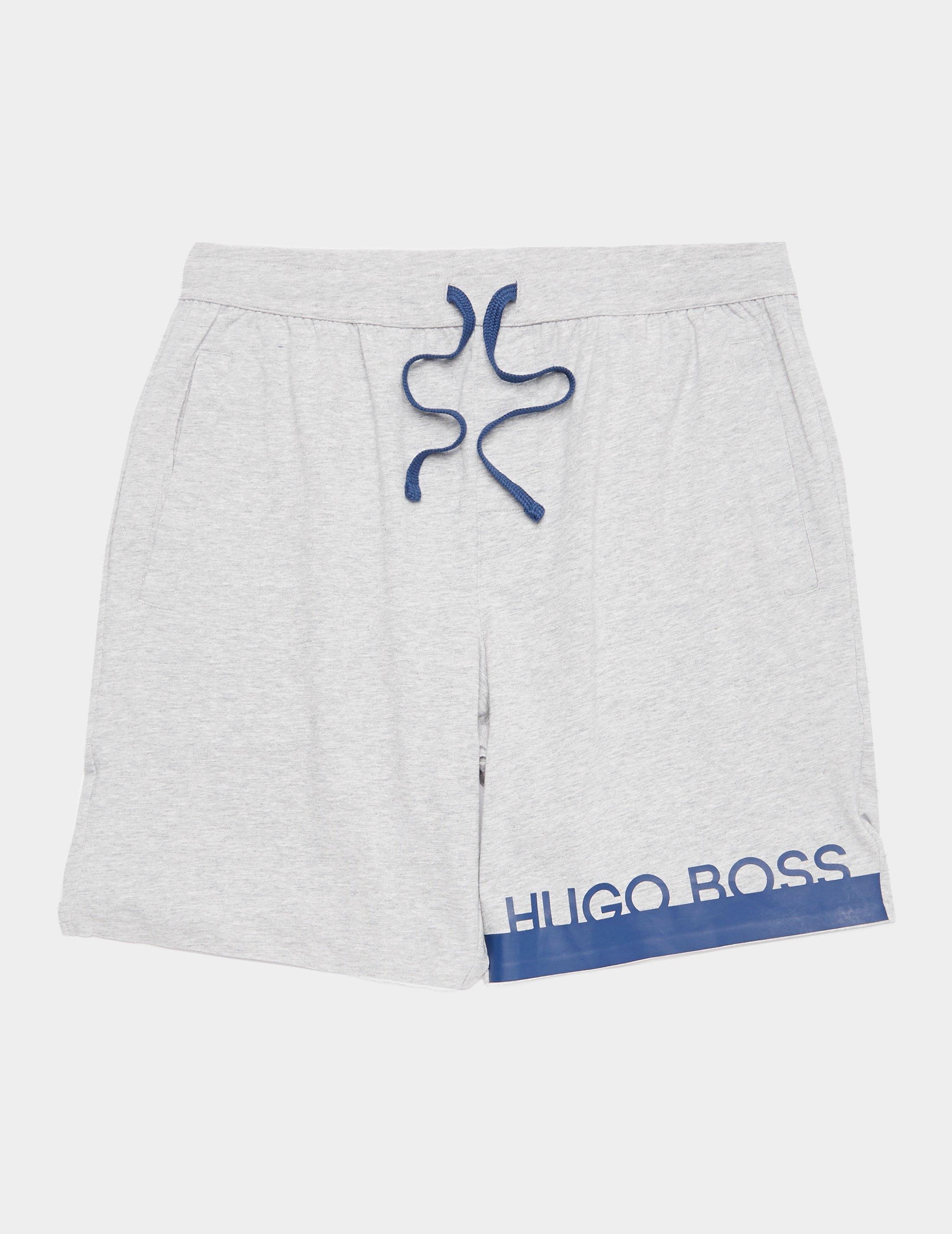 hugo boss fleece shorts