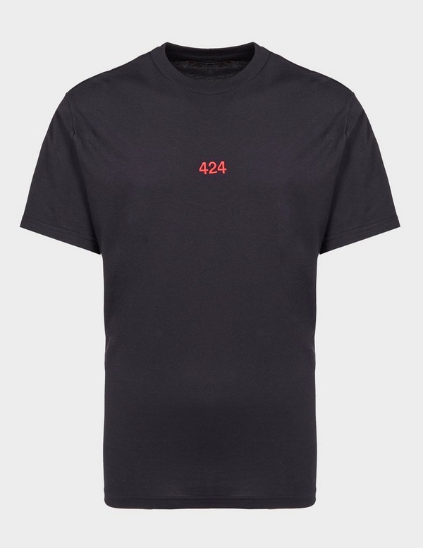 424 Red Embroidered T-Shirt