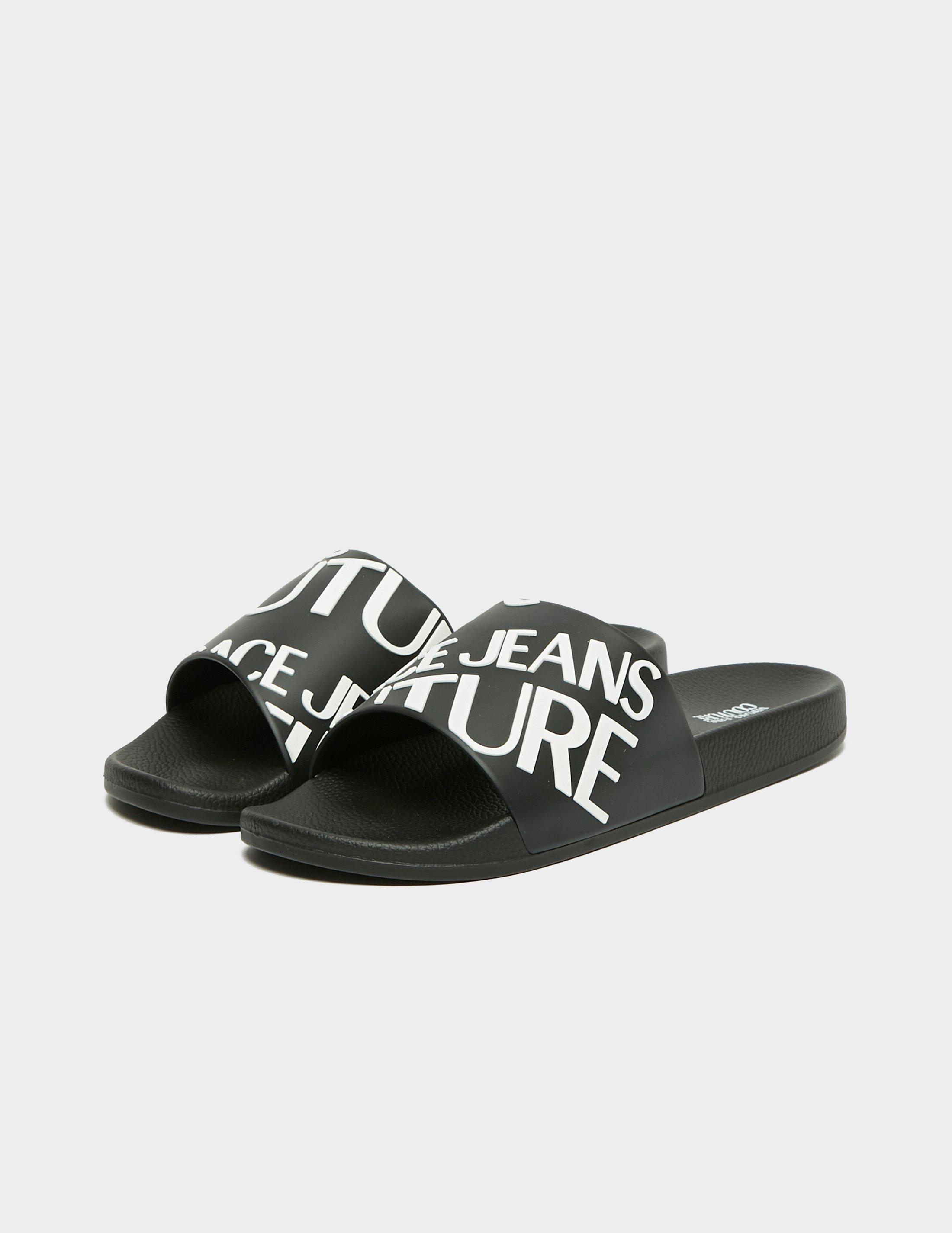 versace jeans slides