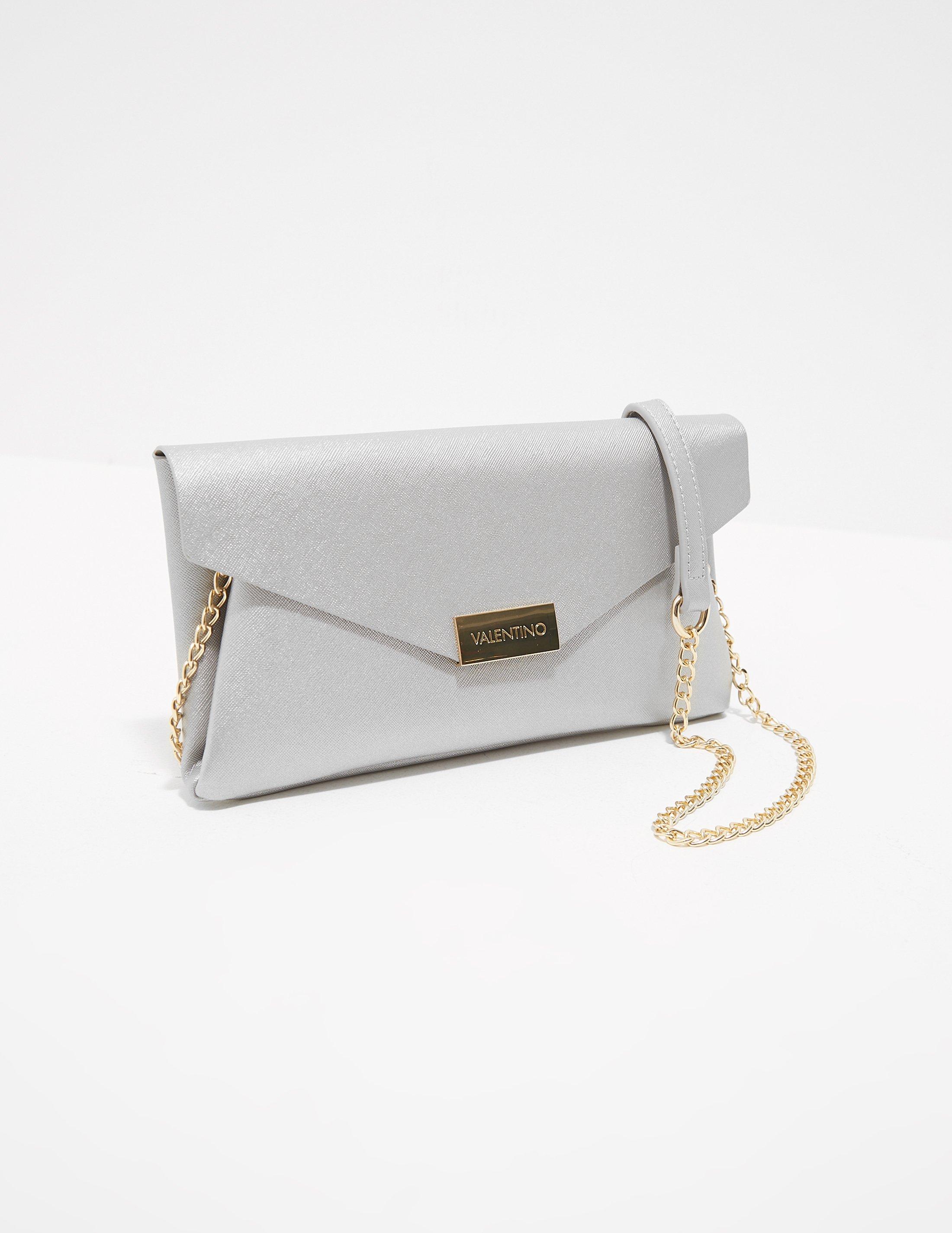 valentino grey clutch bag