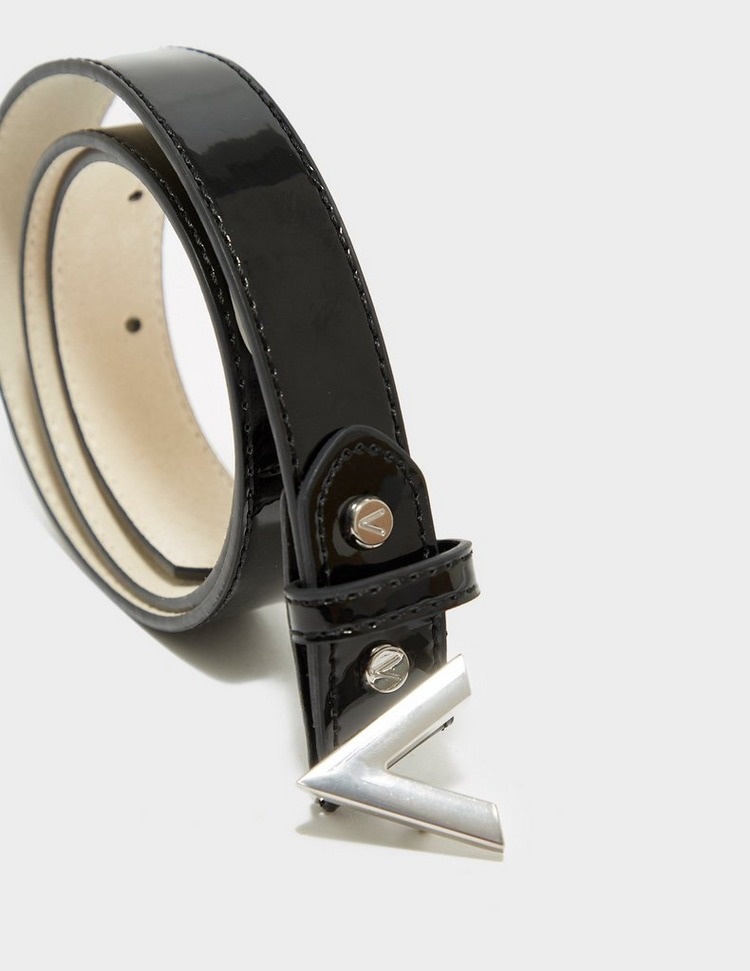 Black Valentino by Mario Valentino Forever Patent Belt Tessuti