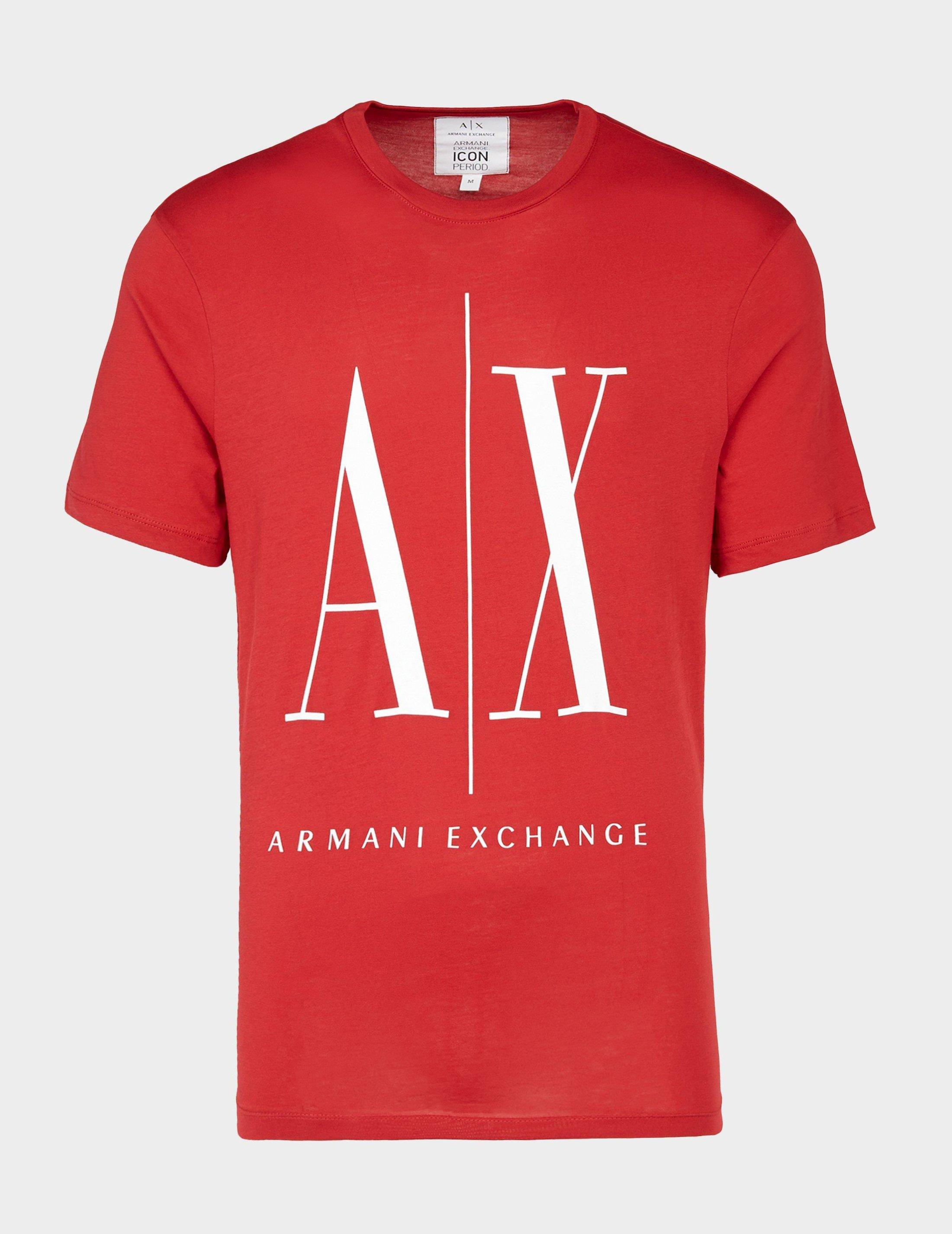 armani exchange red shirt