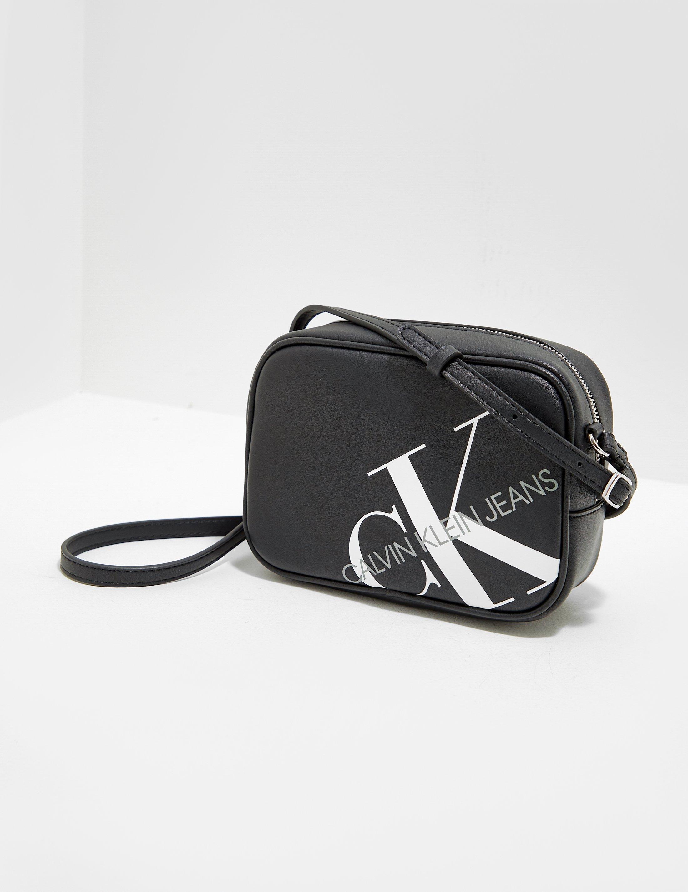 calvin klein camera bag white