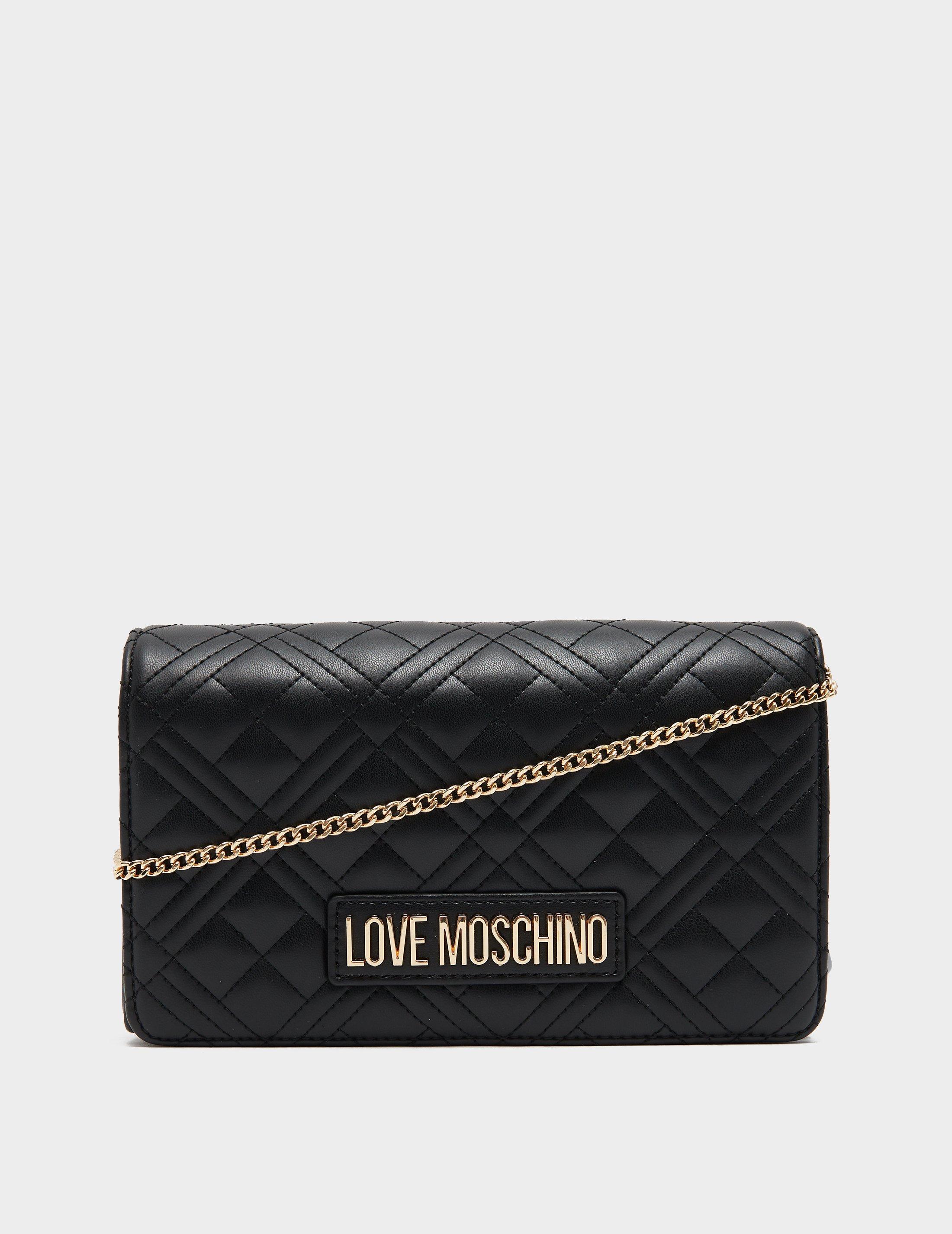 moschino quilted handbag