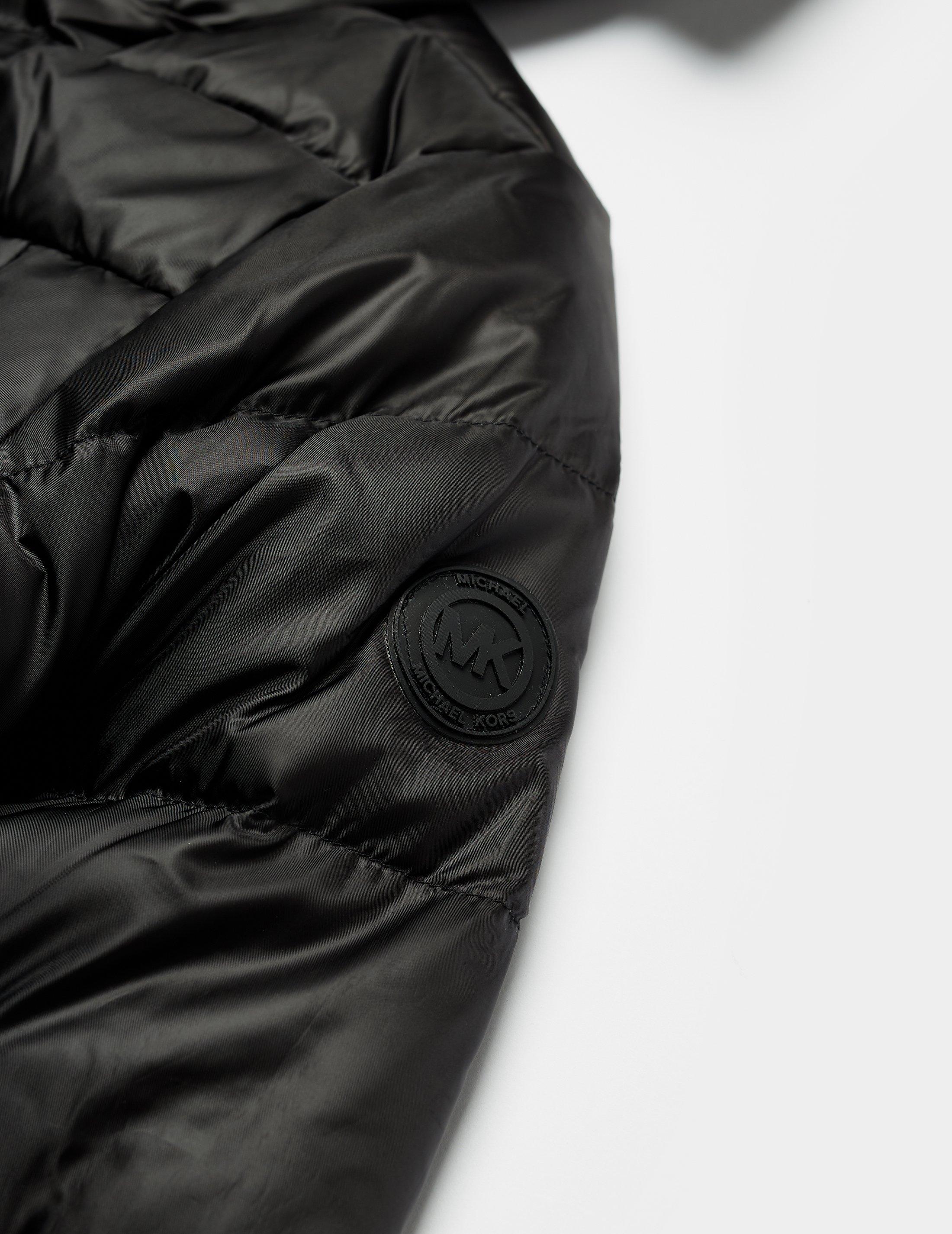 michael kors black padded jacket