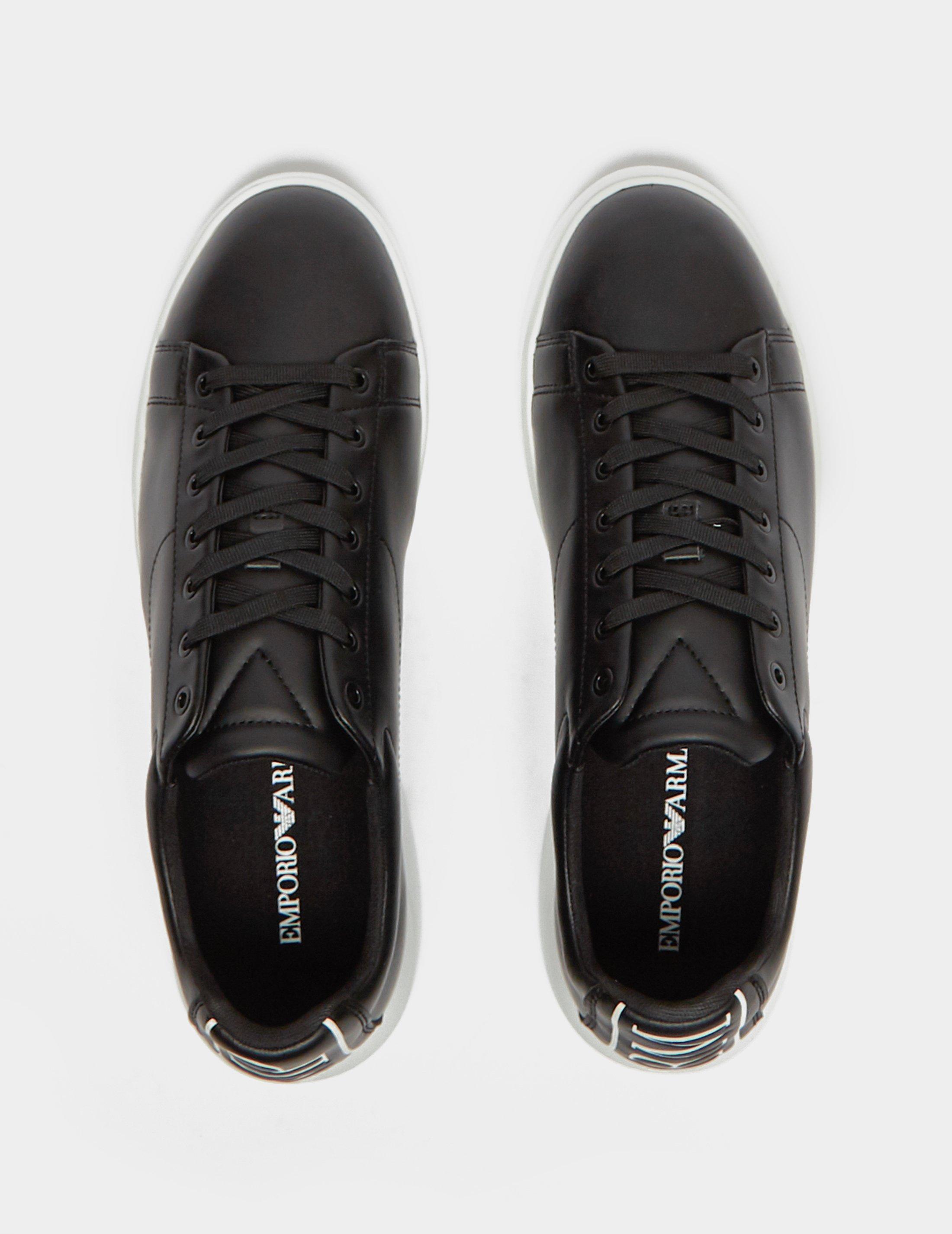 armani leather sneakers