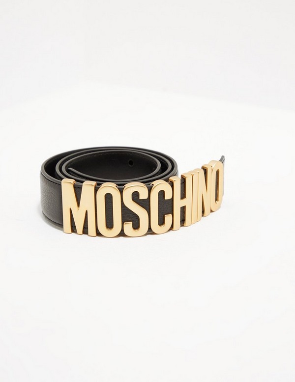 Moschino Gold Letter Belt