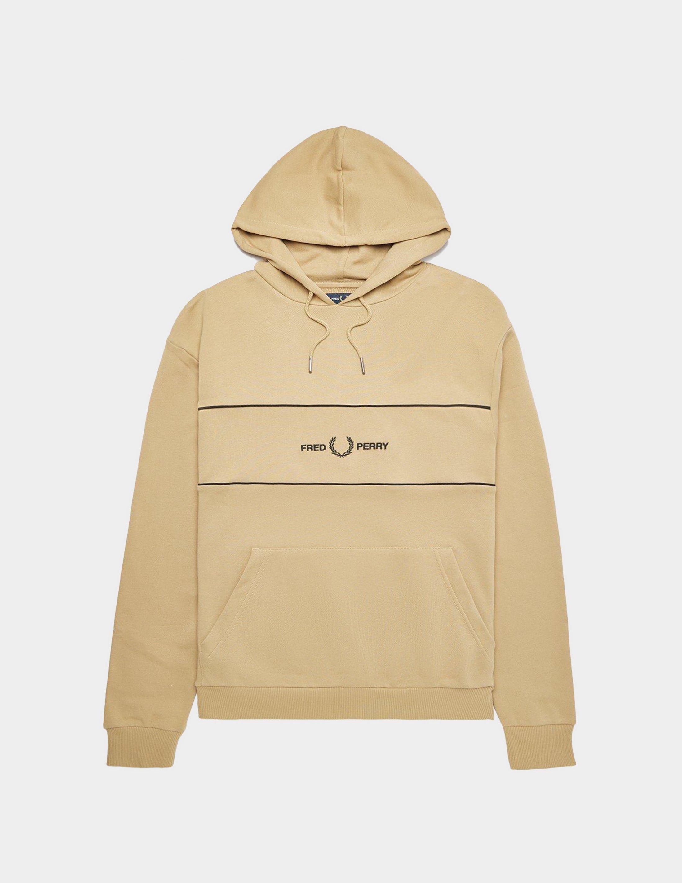 fred perry khaki hoodie