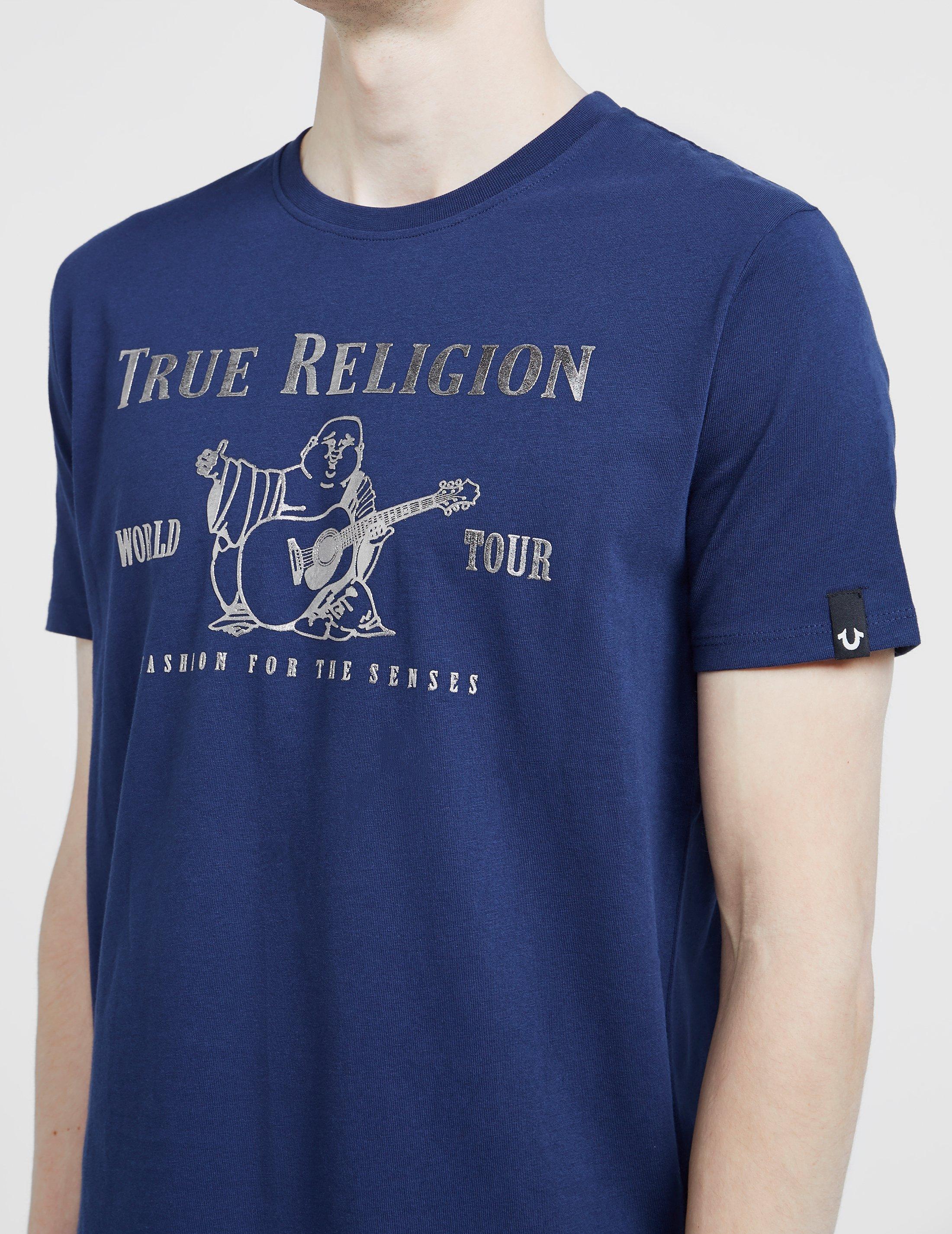 true religion shirt blue