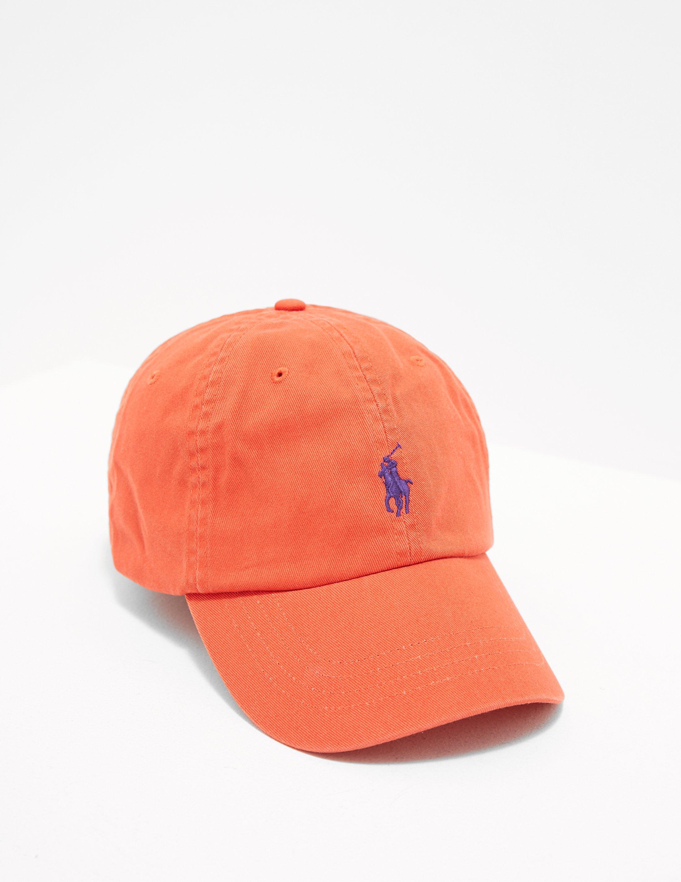 orange polo cap