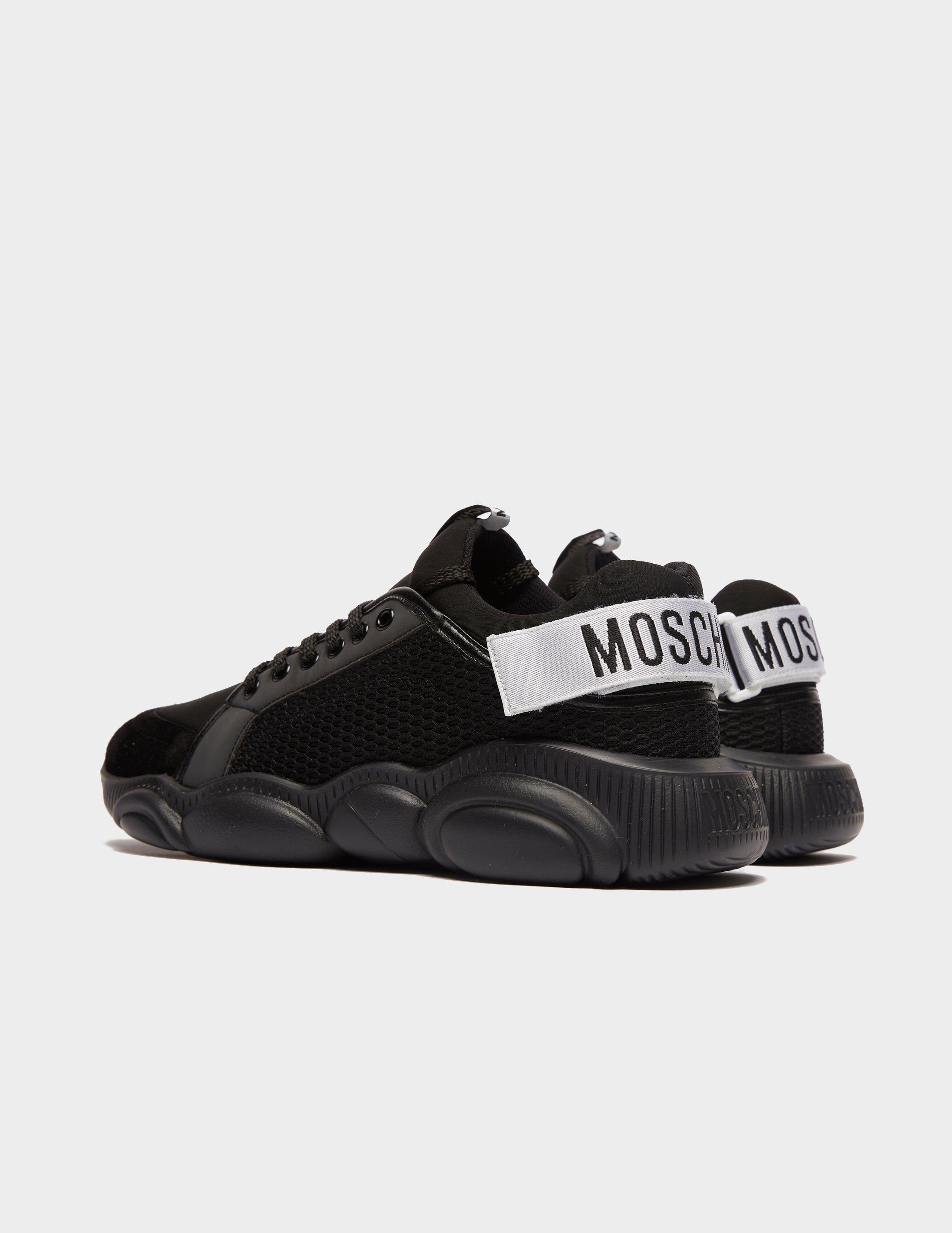 moschino black trainers