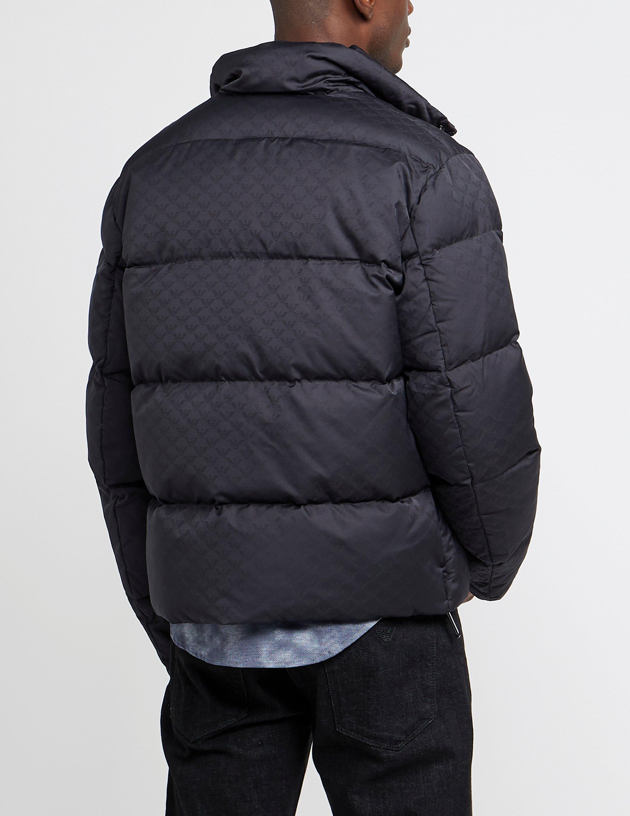 emporio armani down padded jacket