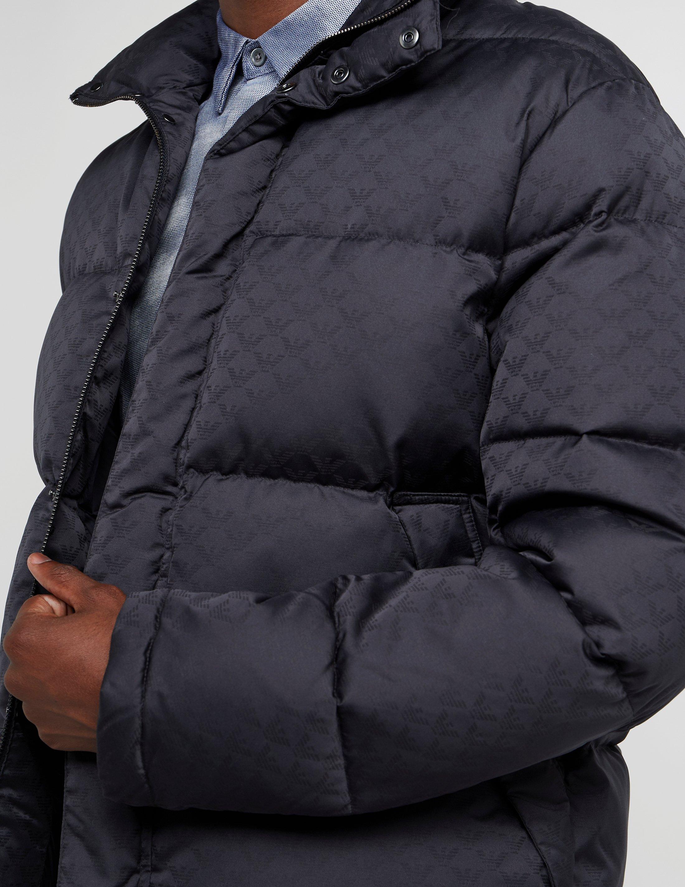 emporio armani down padded jacket