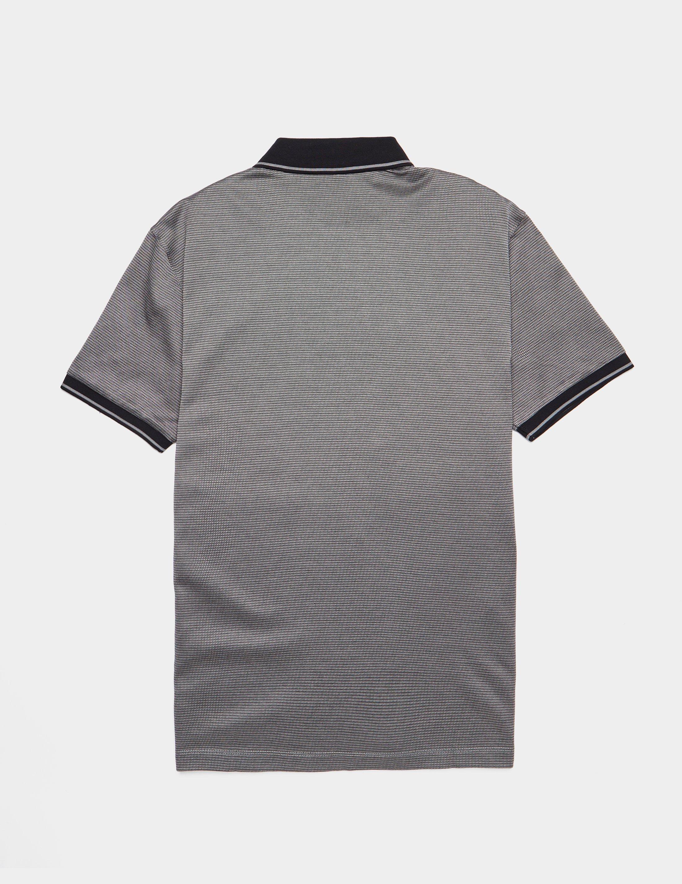 emporio armani black polo shirt