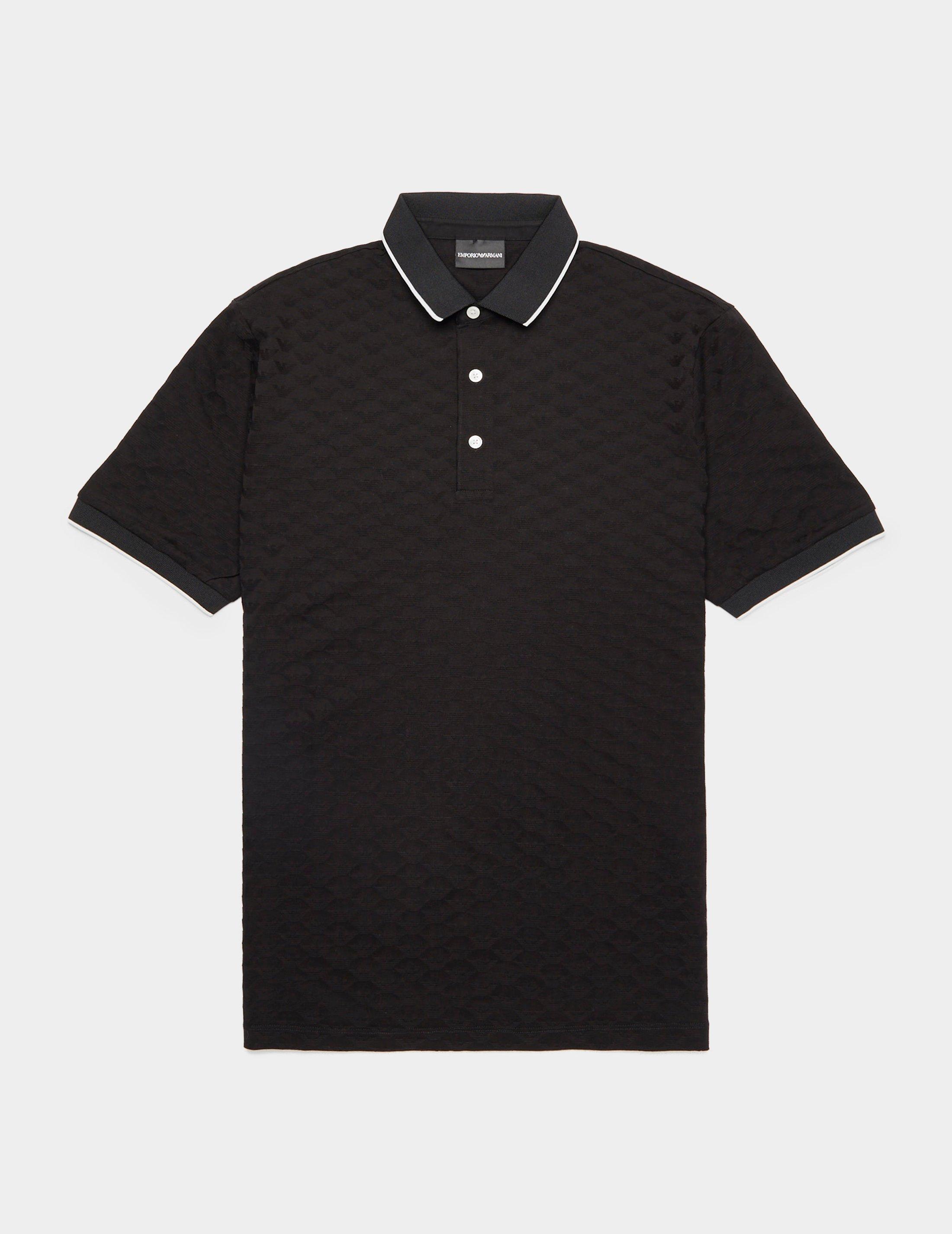 emporio armani white polo shirt