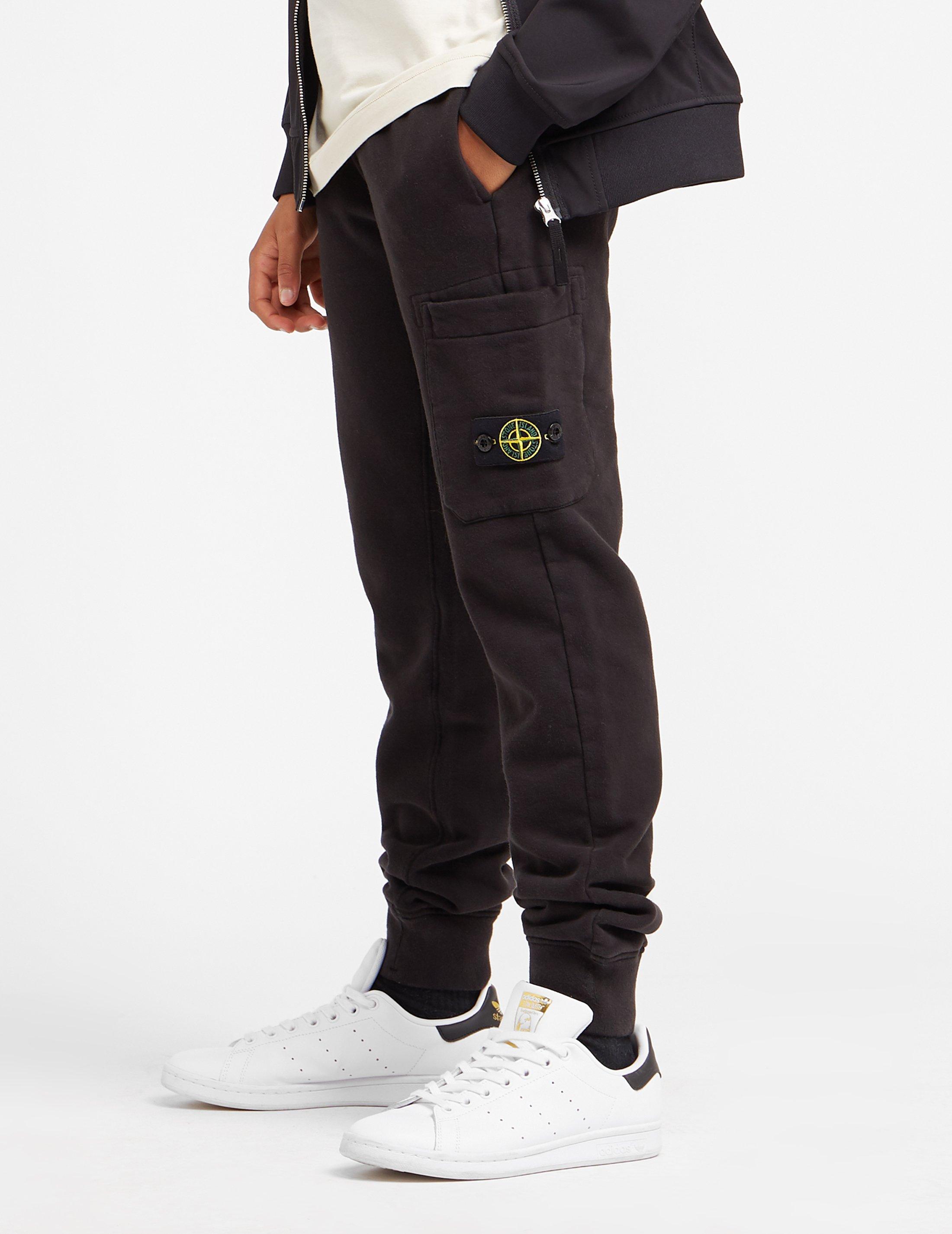 black stone island joggers
