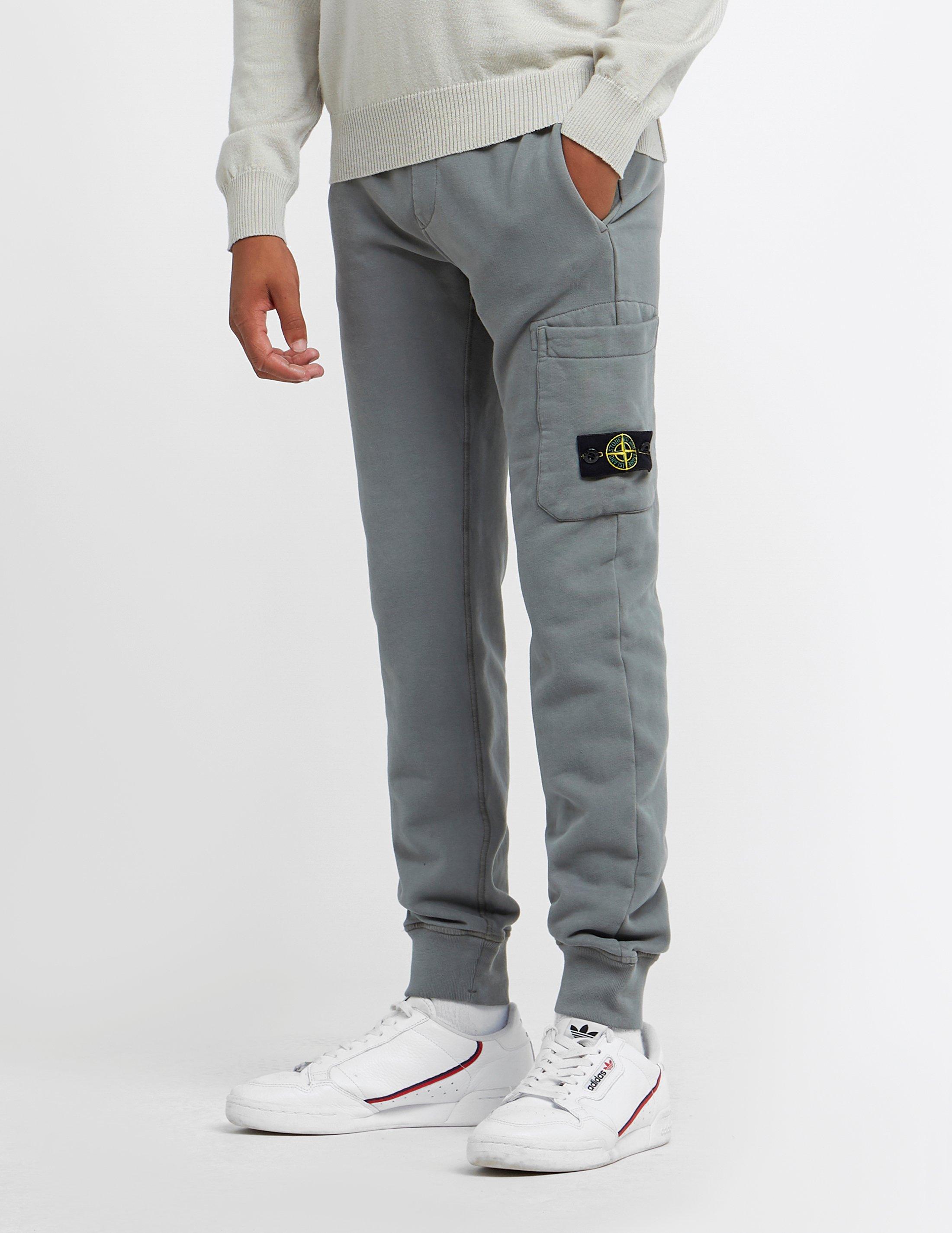 grey stone island joggers junior