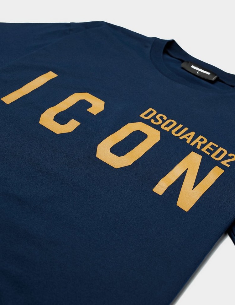 dsquared blue icon t shirt