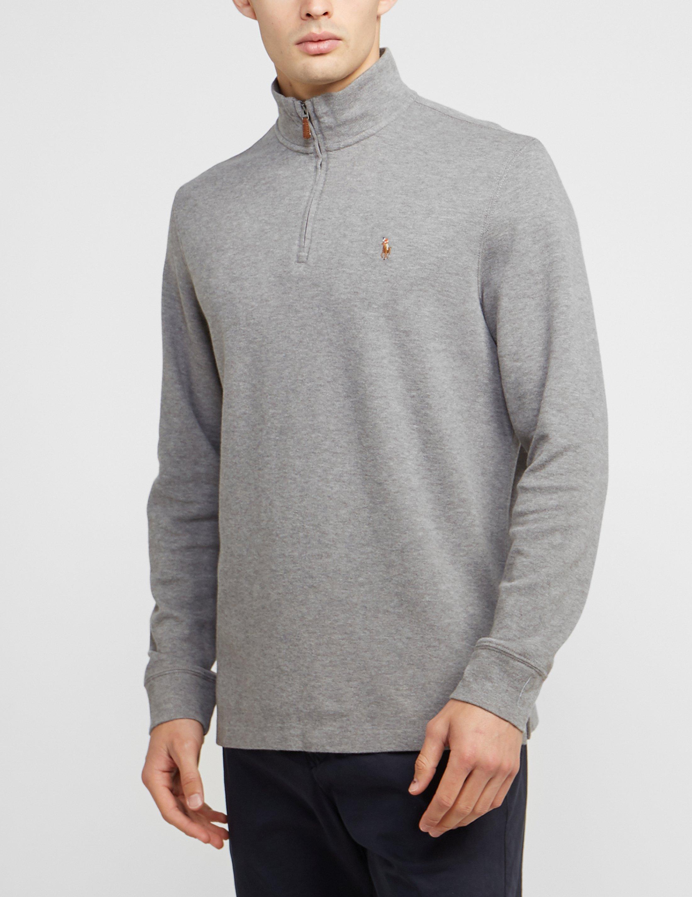 half zip sweatshirt ralph lauren