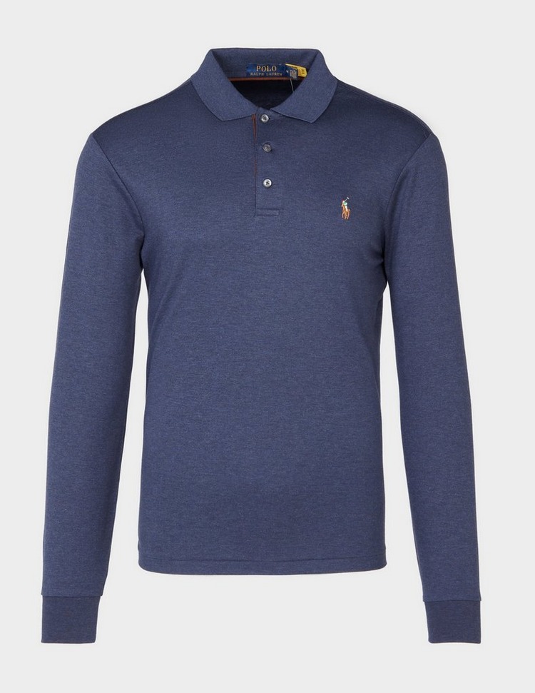 Polo Ralph Lauren Pima Cotton Long Sleeve Polo Shirt Tessuti