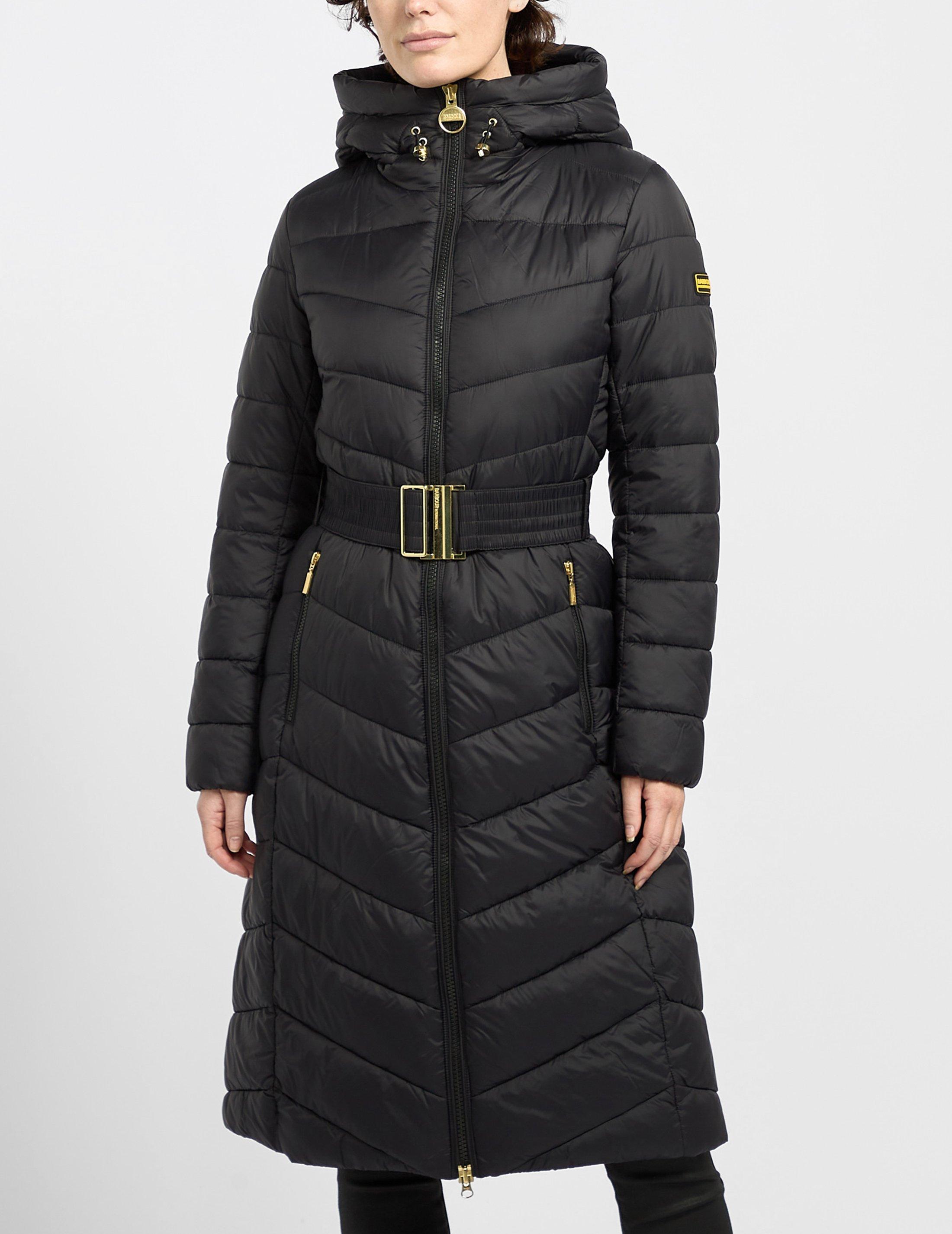 barbour ladies long coat