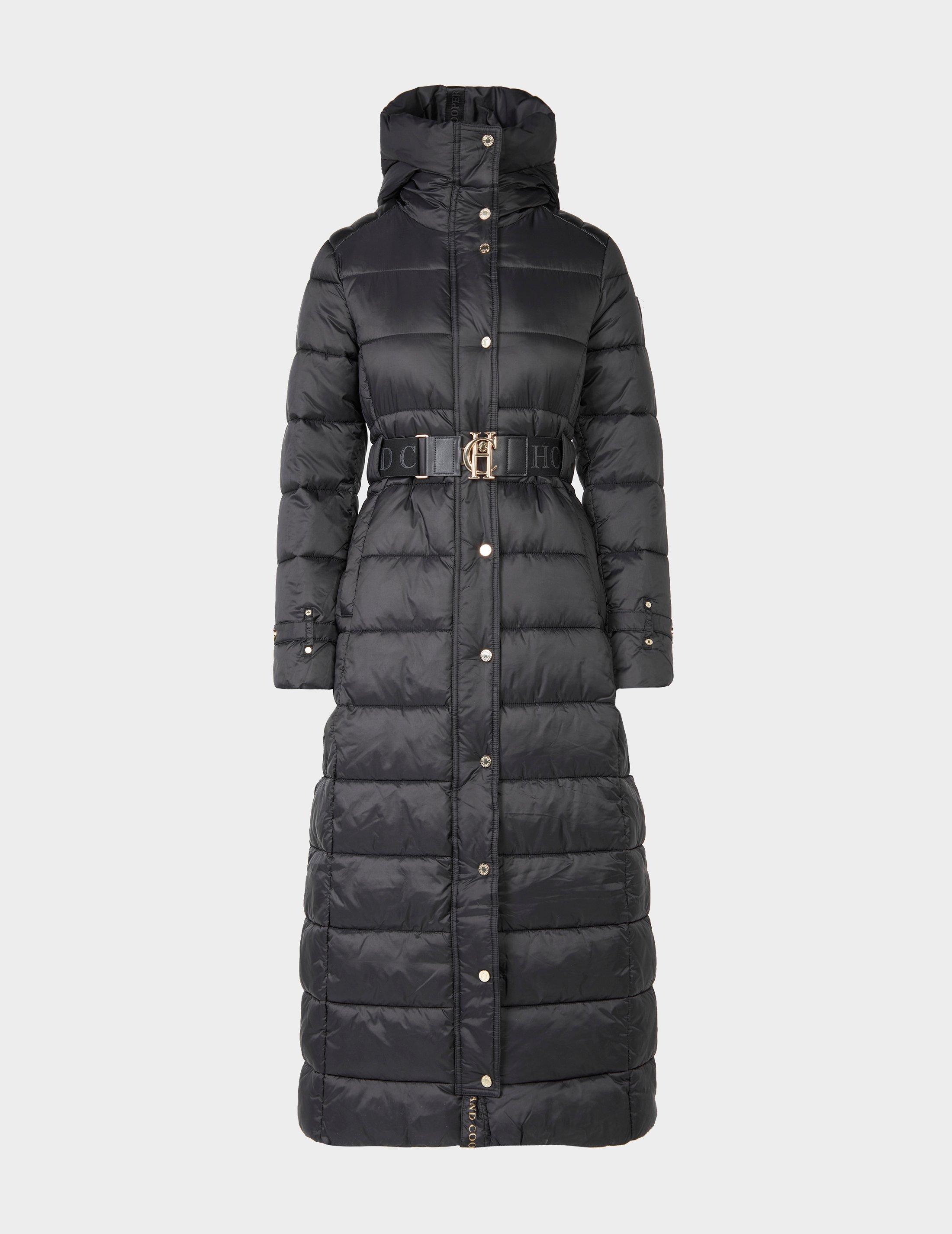 holland cooper long padded coat