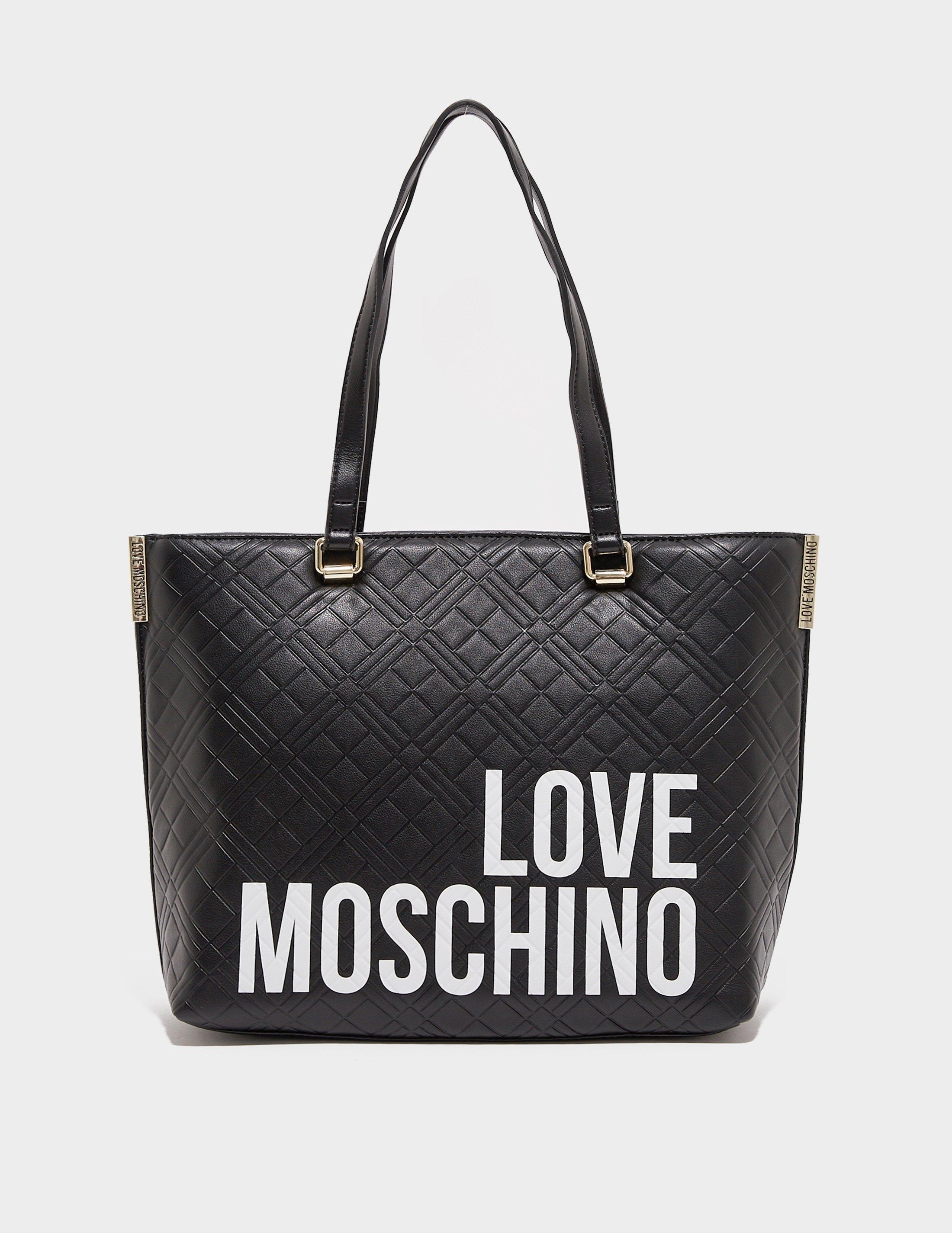 love moschino quilted shopper bag