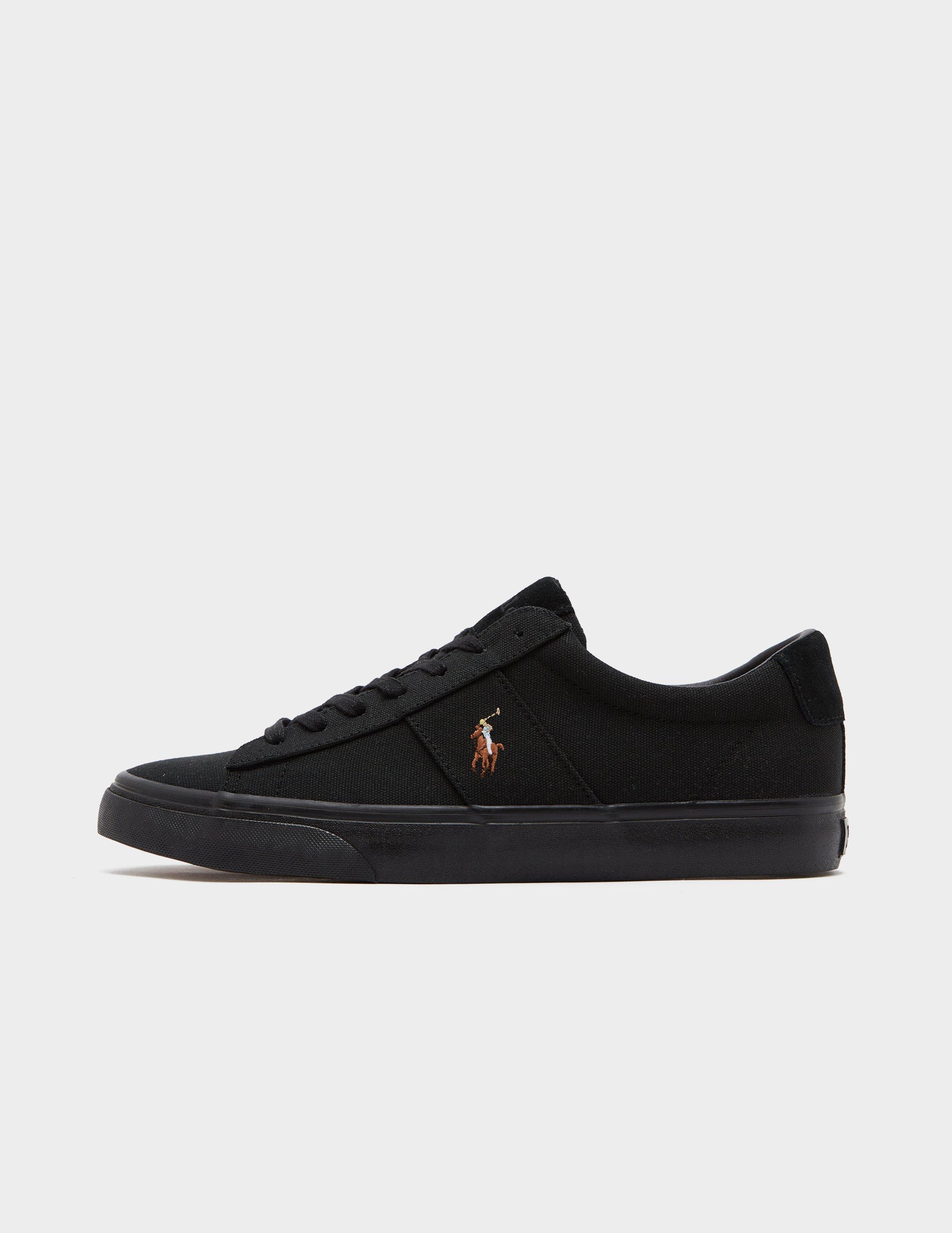ralph lauren black trainers