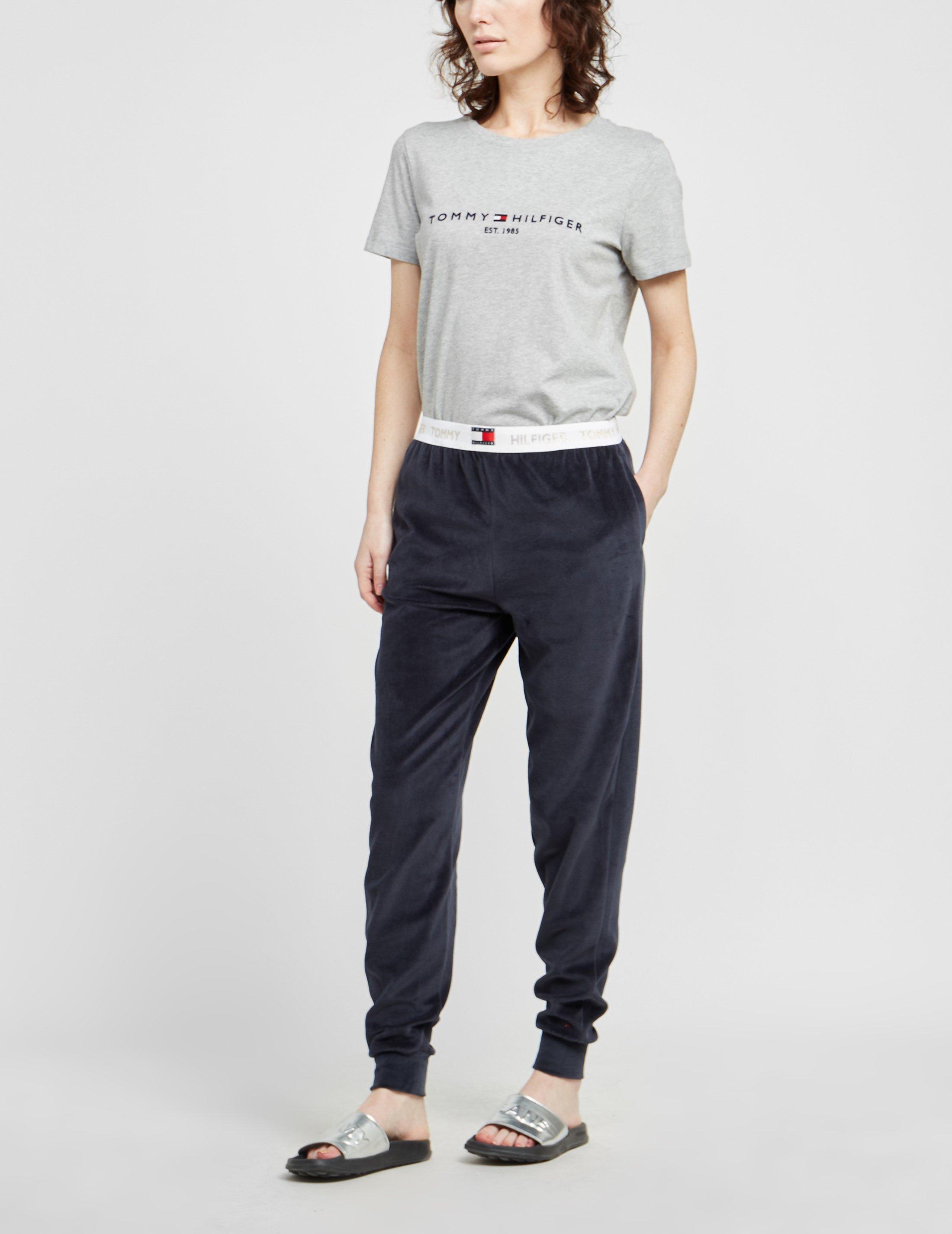tommy hilfiger velvet joggers