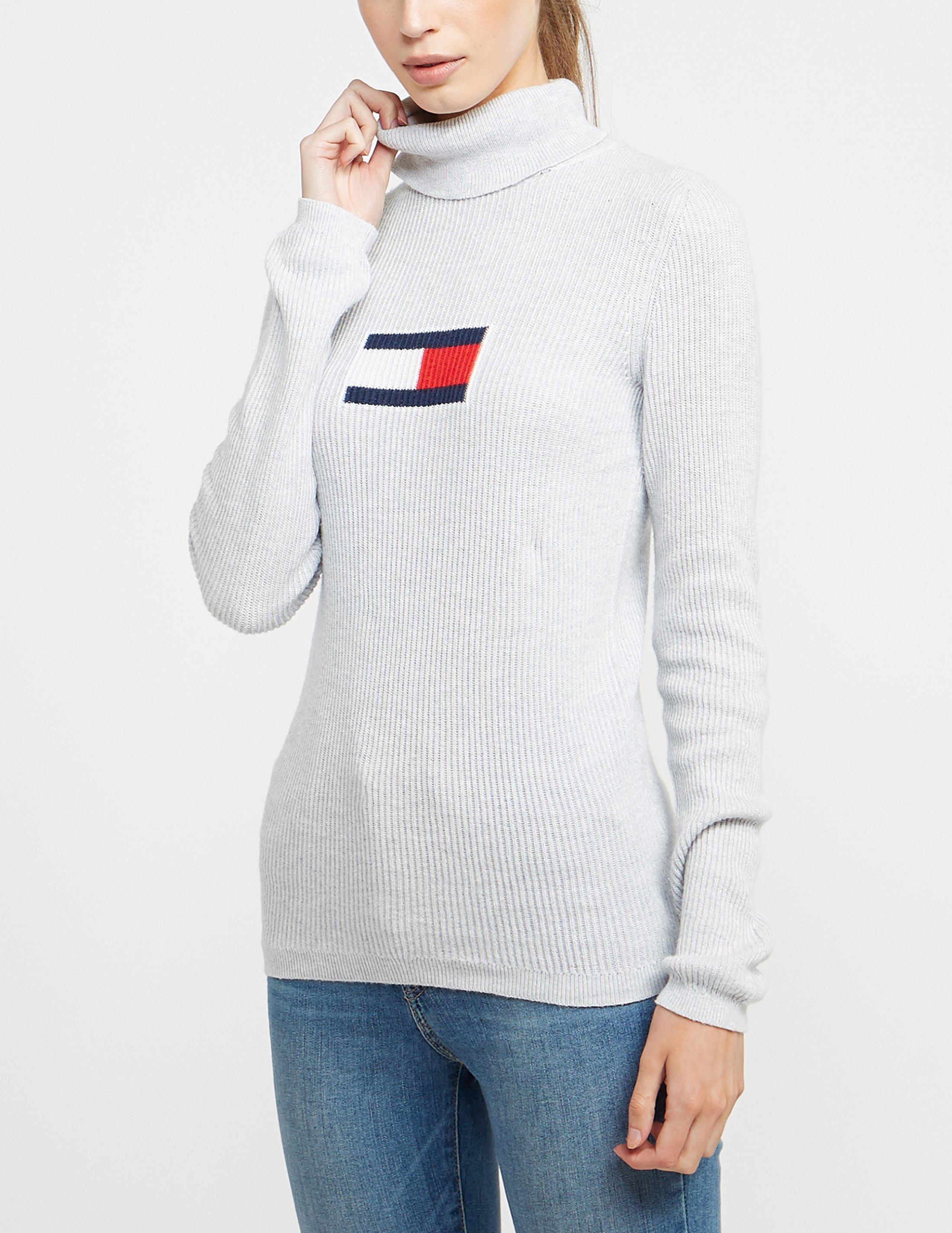 grey tommy jeans jumper