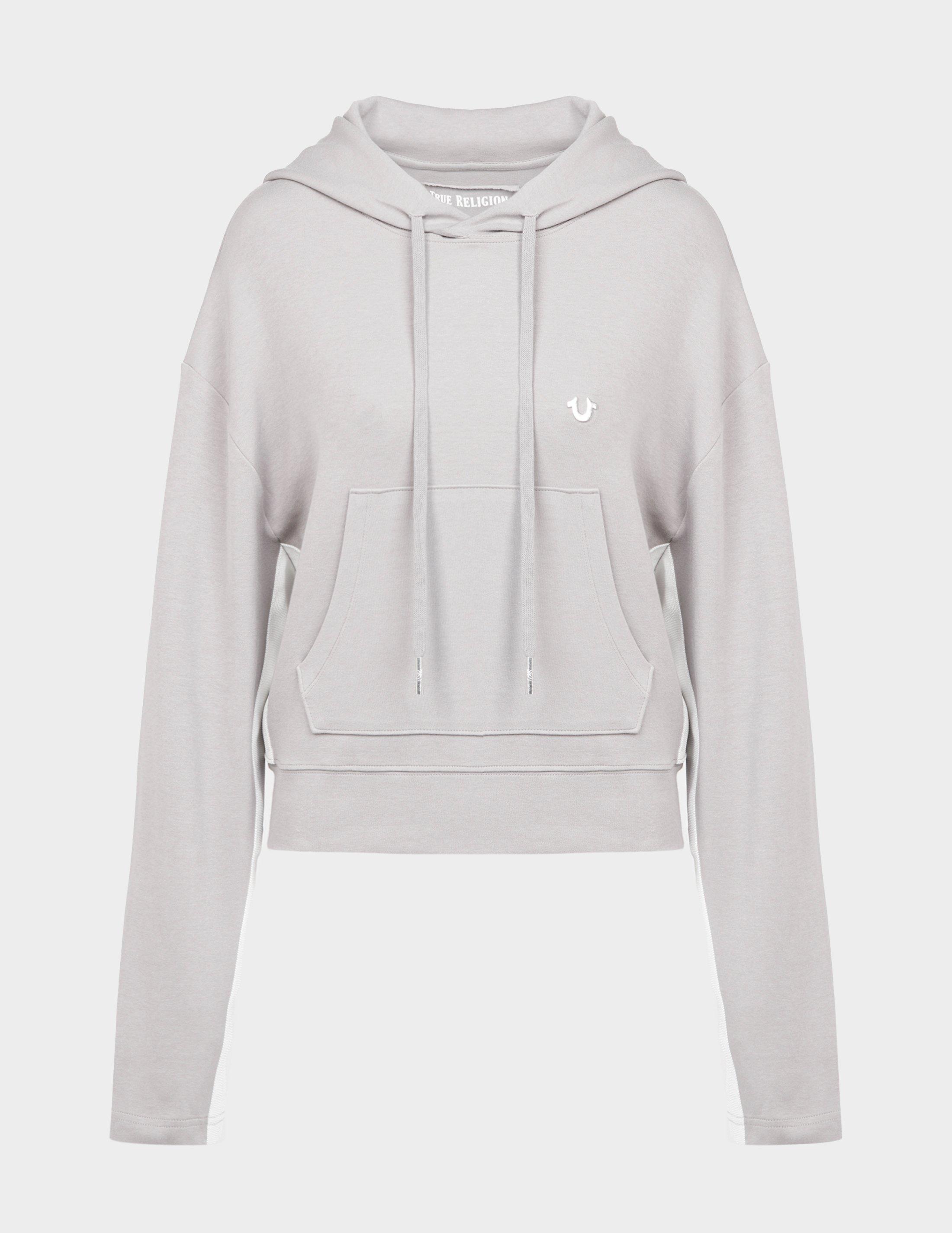 true religion cropped hoodie