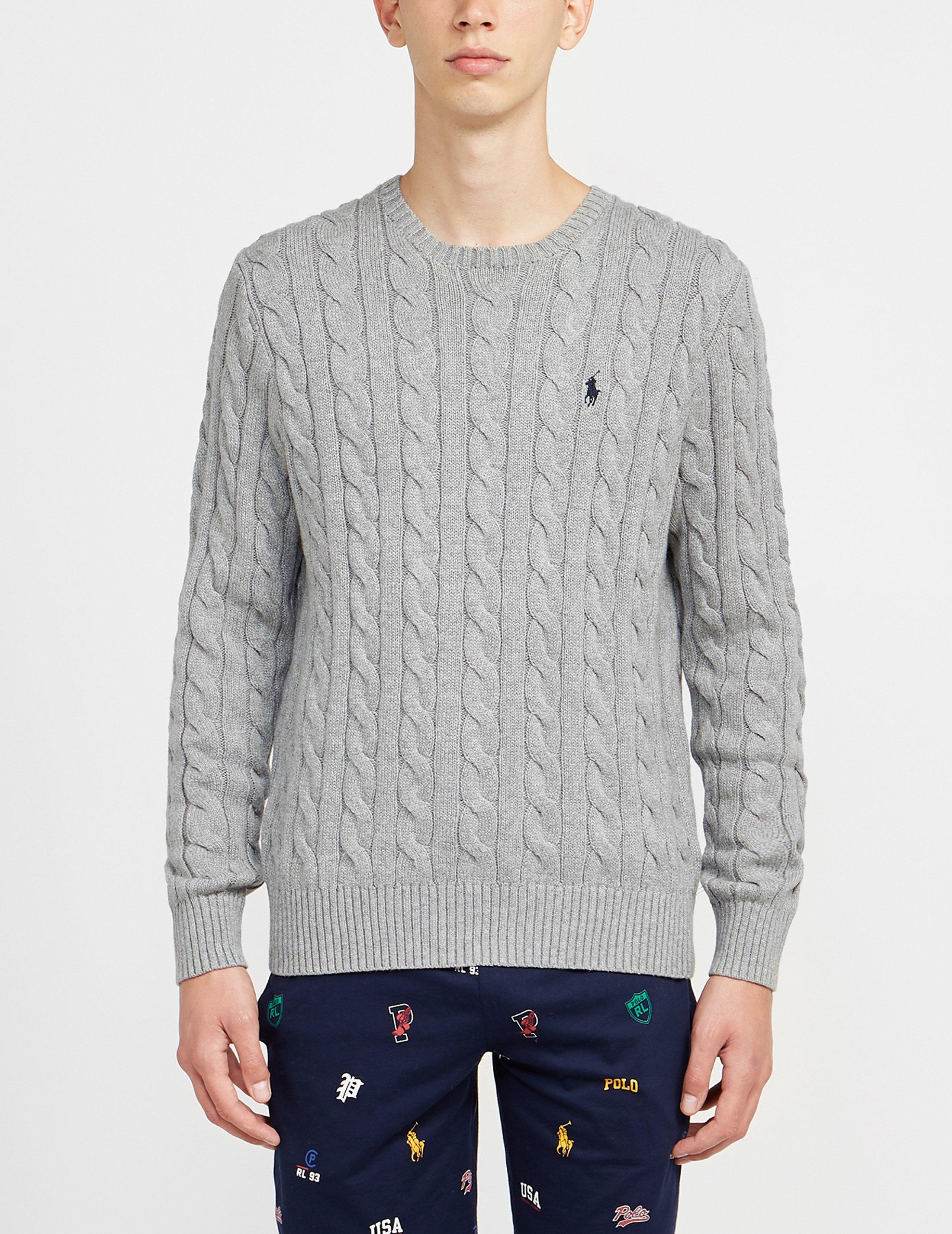 polo ralph lauren cable knit jumper