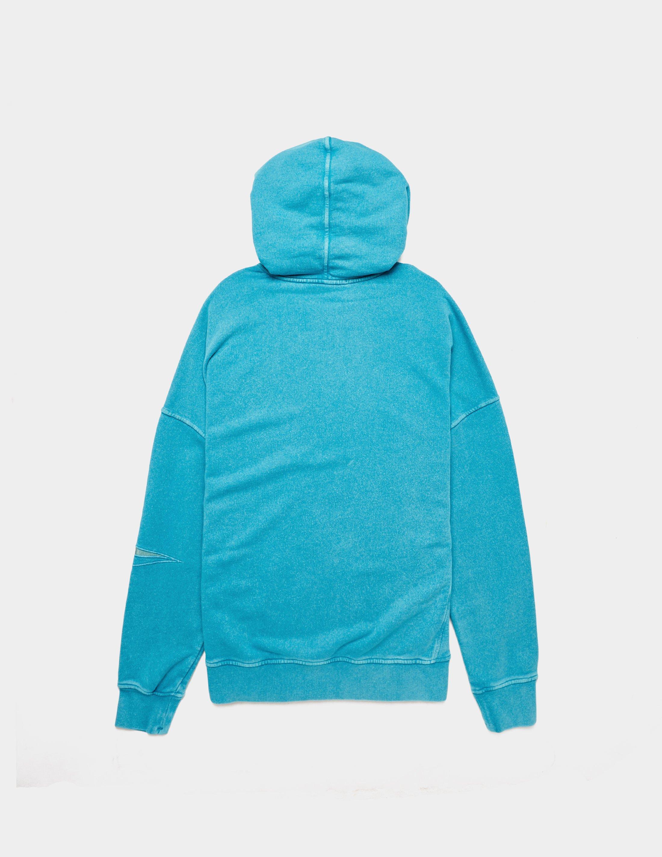 stone island turquoise hoodie