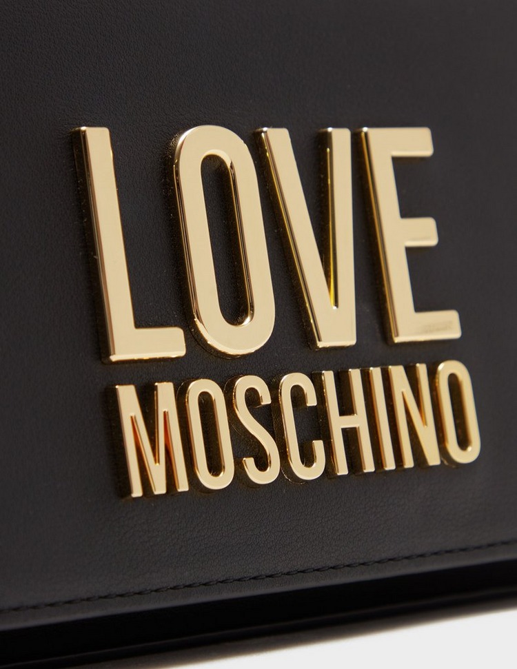 Love Moschino Letter Chain Flap Bag