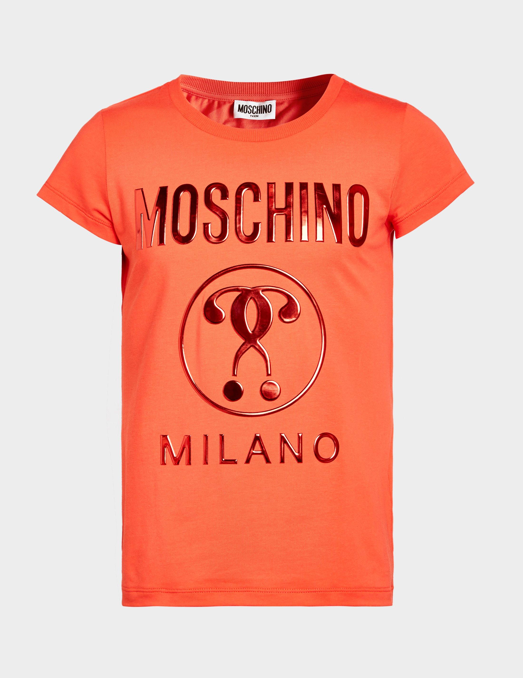 Red Moschino Milano T-Shirt | Tessuti