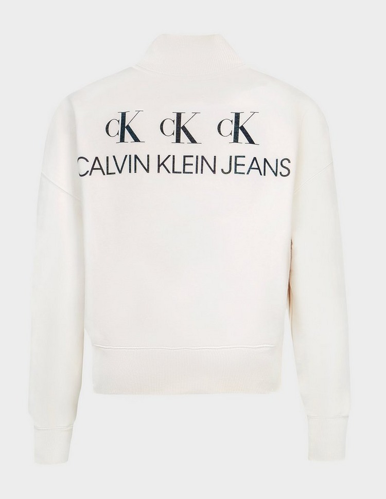 Calvin Klein Jeans Back Reflective Half Zip Sweatshirt