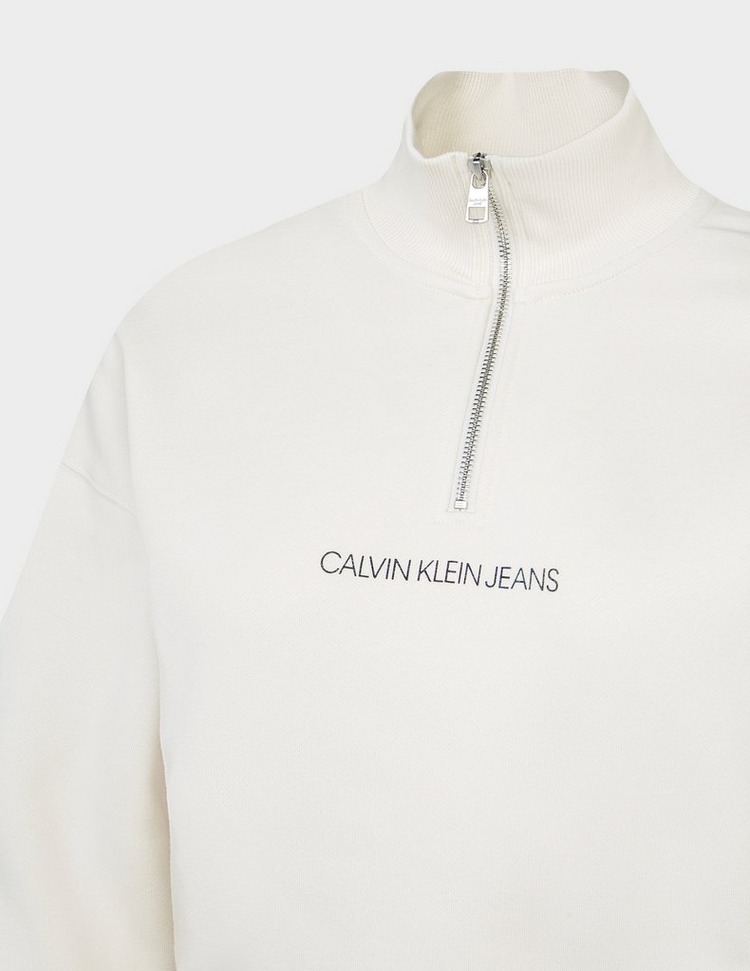 Calvin Klein Jeans Back Reflective Half Zip Sweatshirt