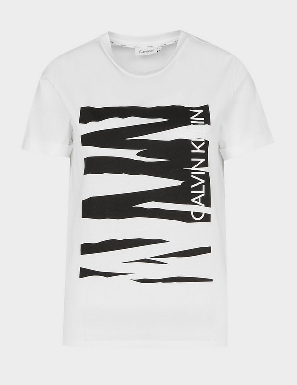 Calvin Klein Womenswear Zebra Print T-Shirt