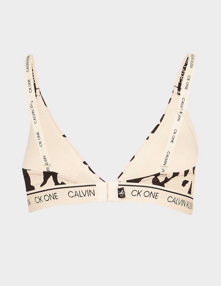 Calvin Klein Underwear CK One Cut Print Triangle Bra