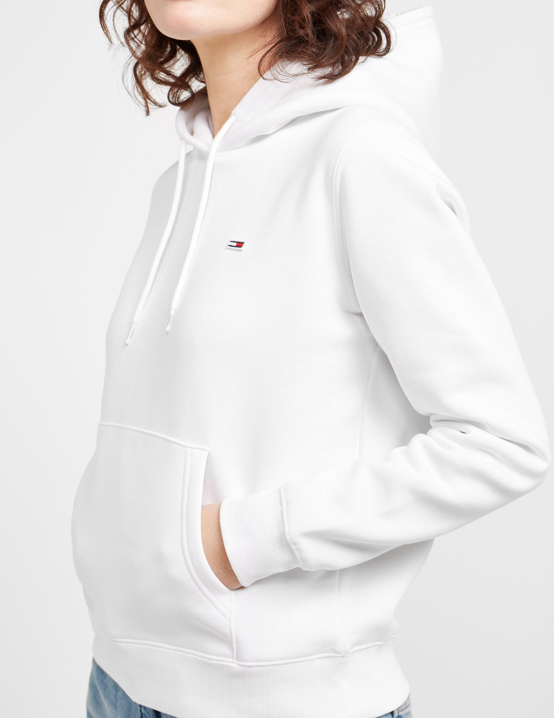 tommy jeans white hoodie women's