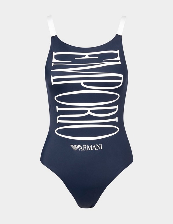 Emporio Armani Loungewear Swim Bold Logo Swimming Costume